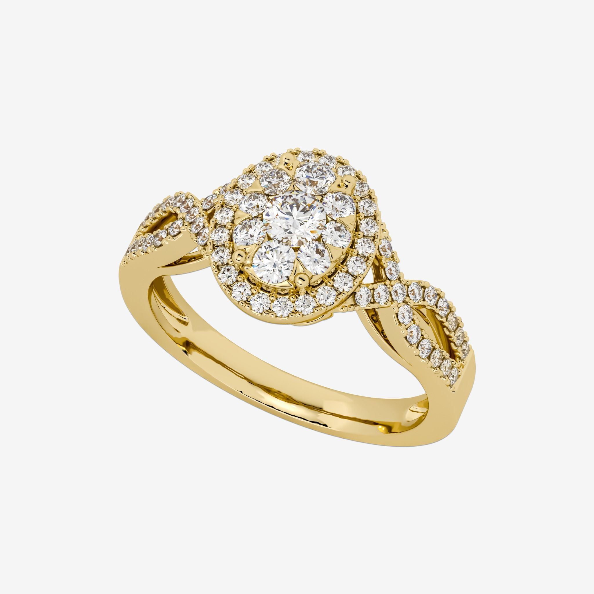 HALO CLUSTER RING