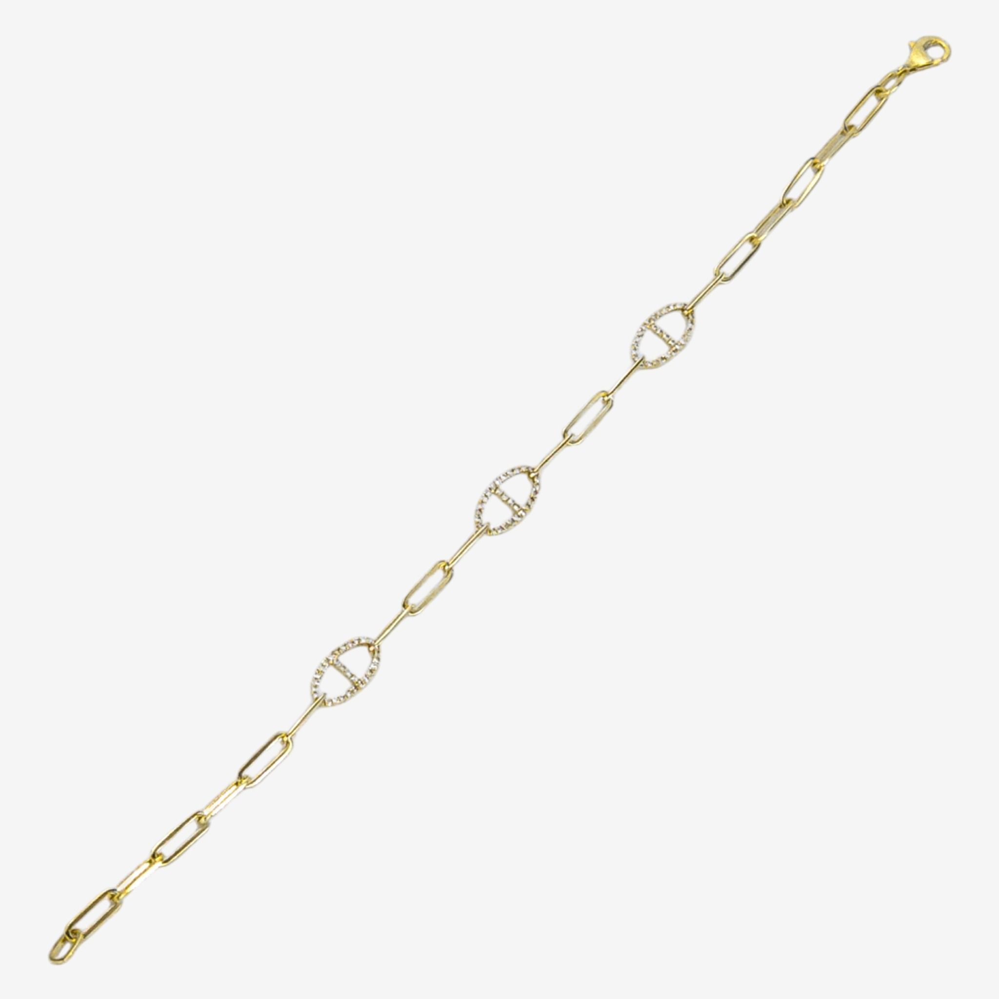 ACCENTED OVAL BRACELET