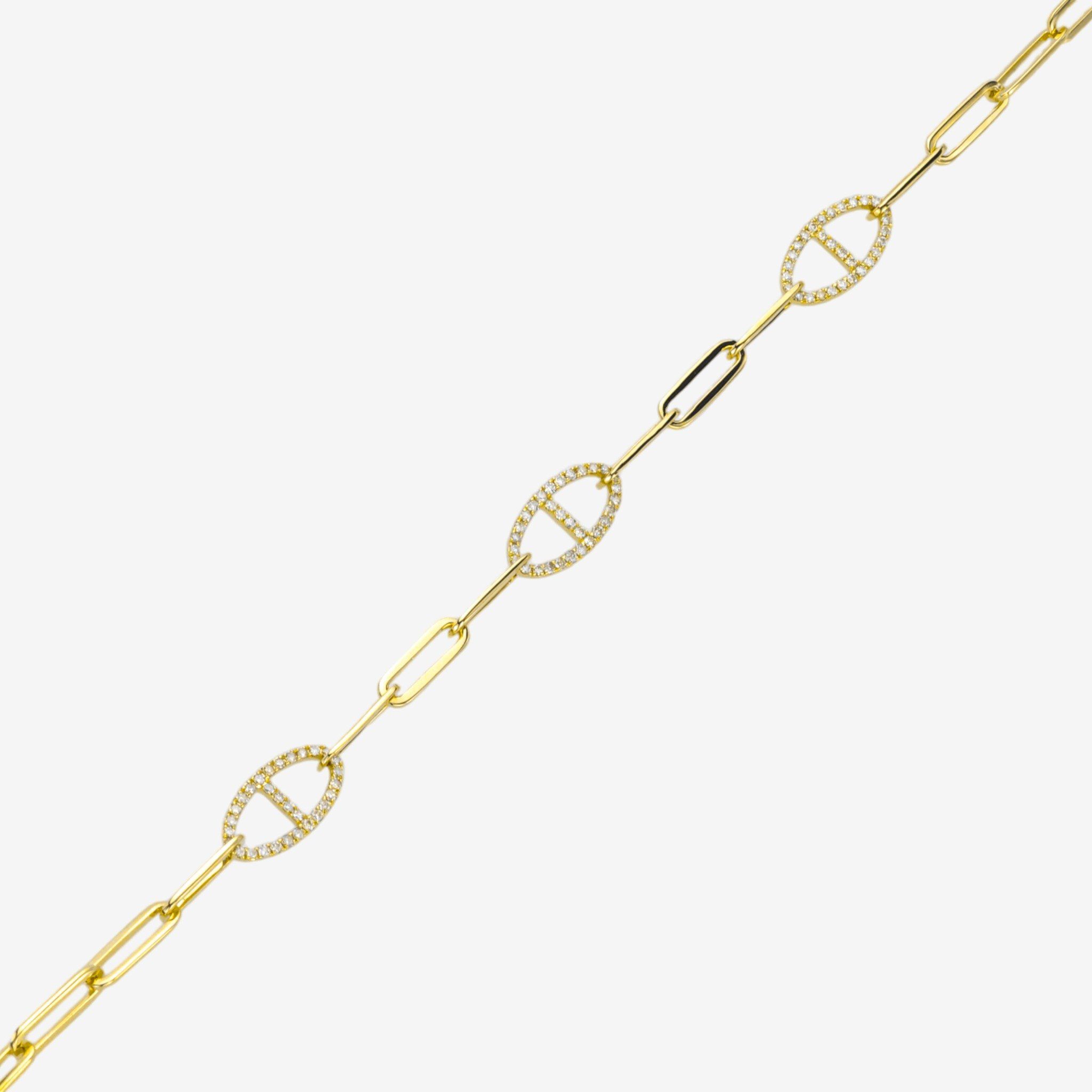 ACCENTED OVAL BRACELET