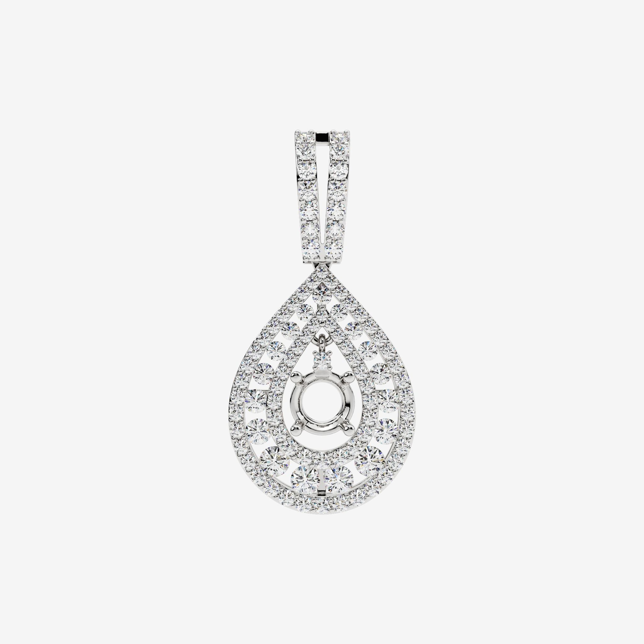 SEMI-SET DROP PENDANT