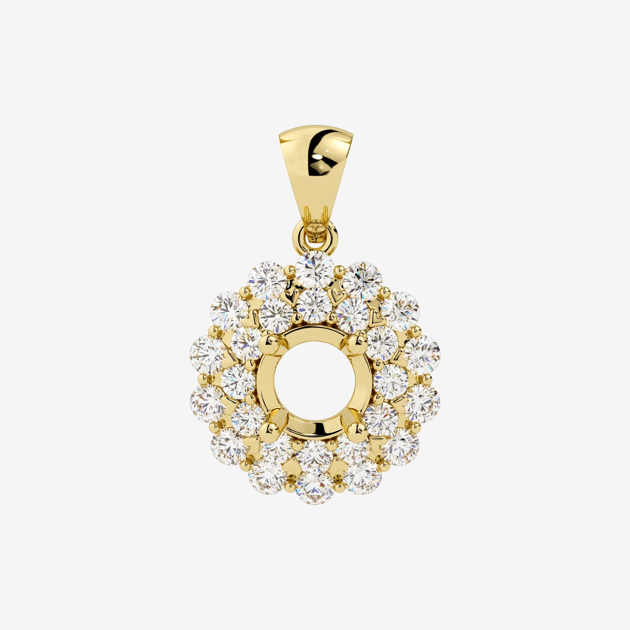 HALO SEMI-SET PENDANT