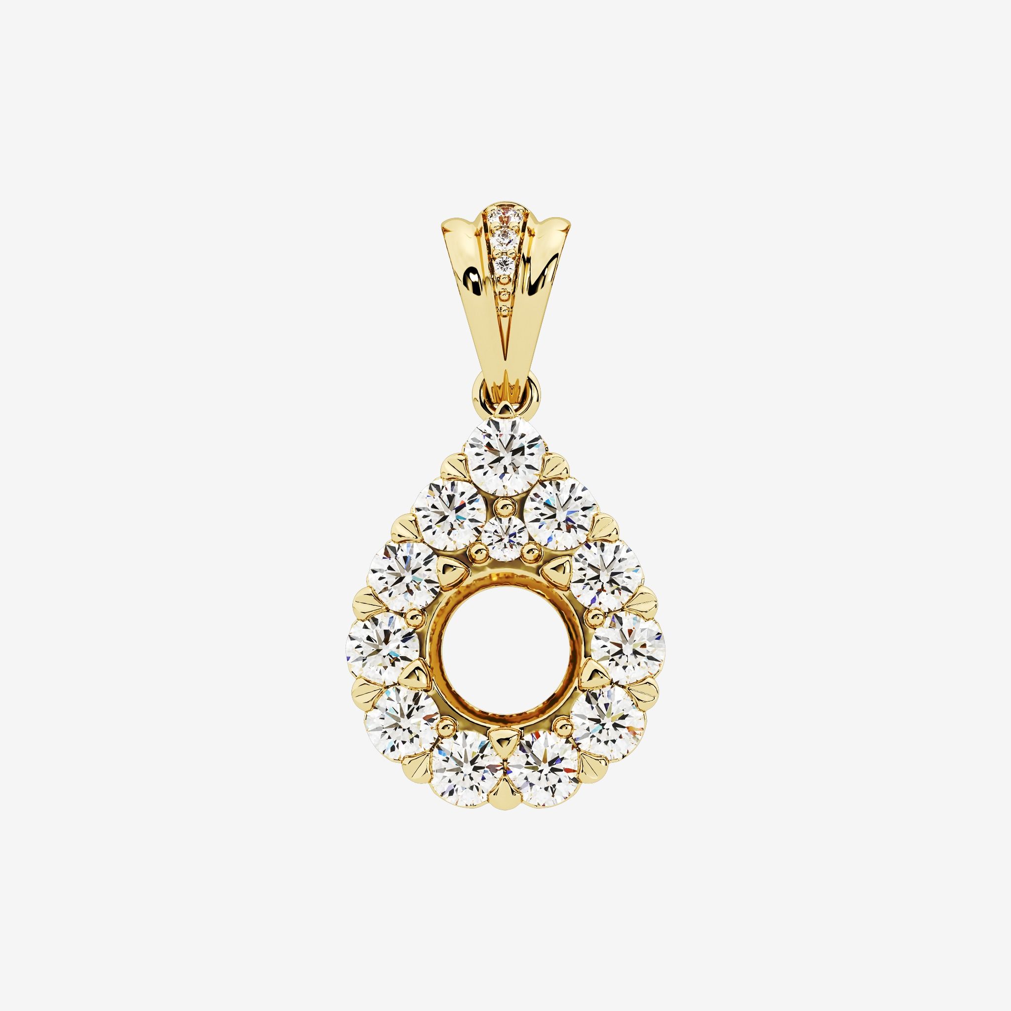 PAVÉ SEMI-SET PENDANT
