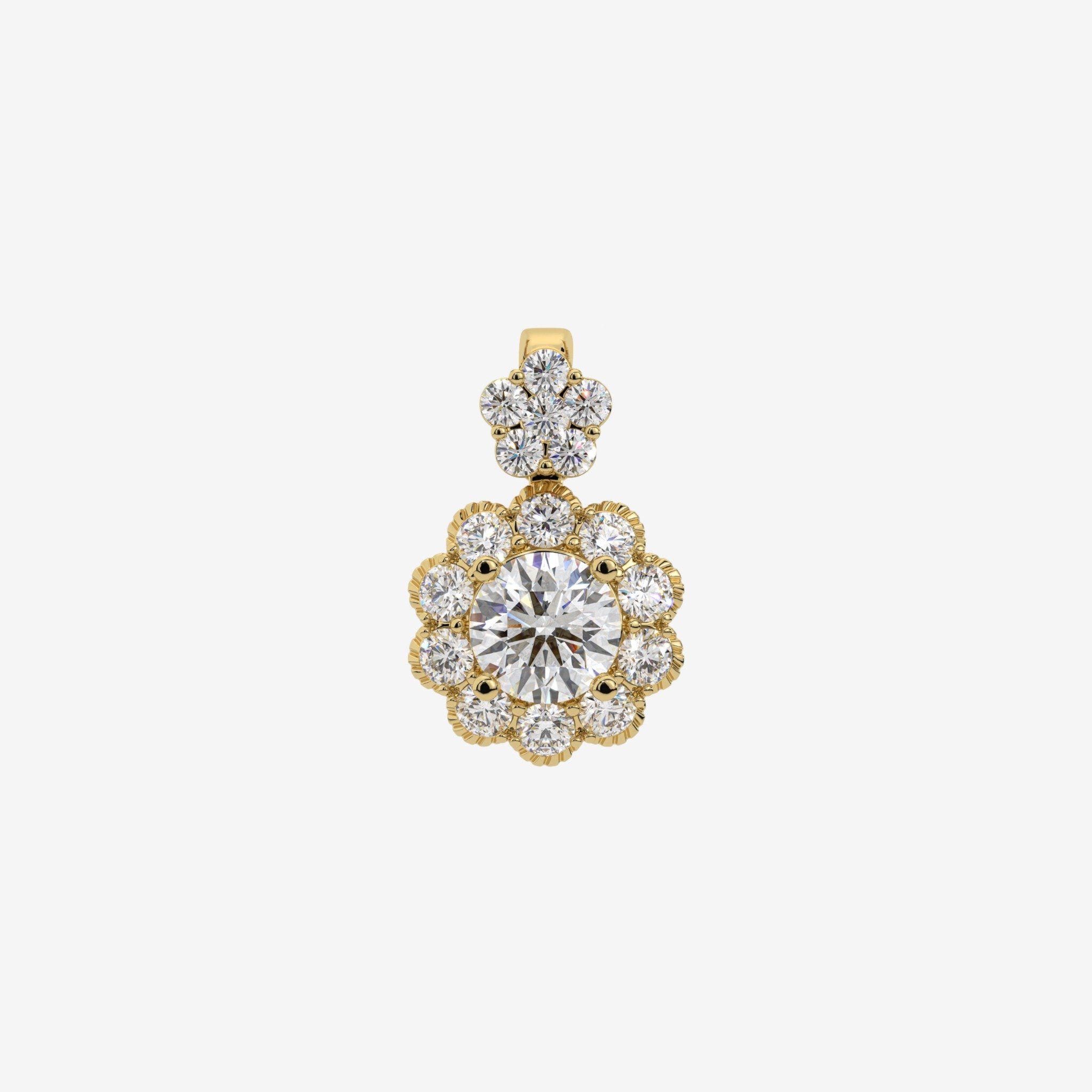 FLORAL HALO PENDANT