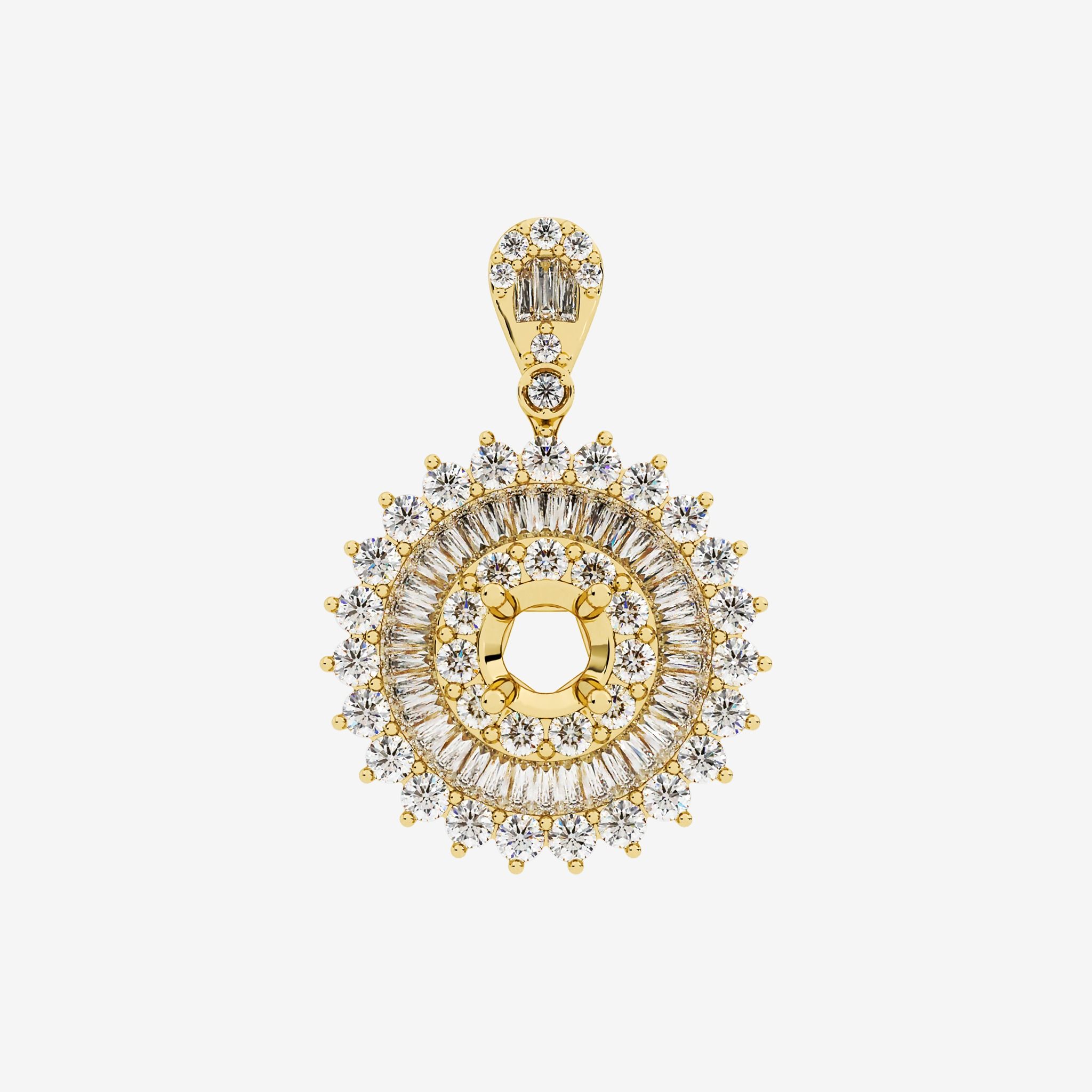 HALO SEMI-SET PENDANT