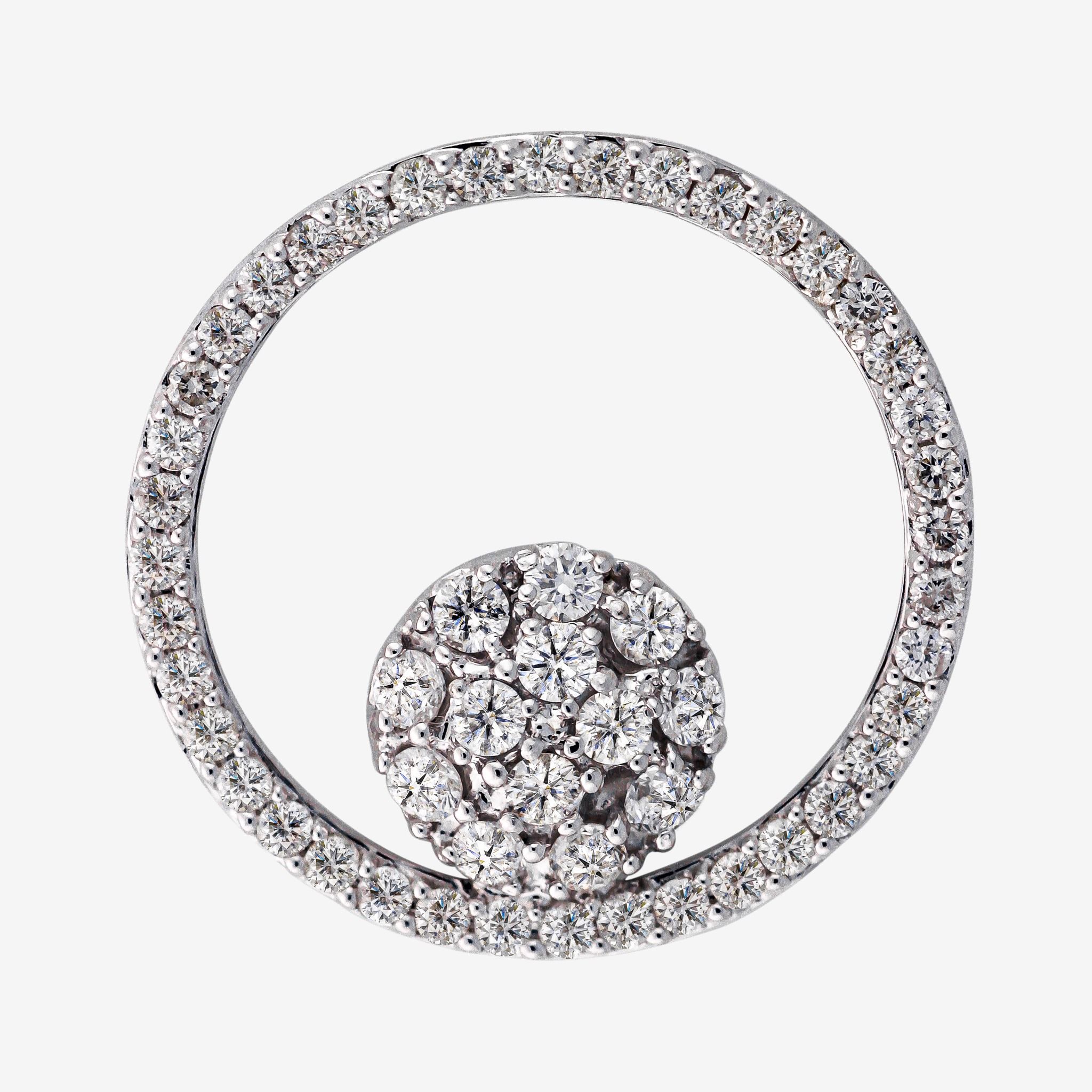 ACCENTED PAVÉ SLIDE PENDANT