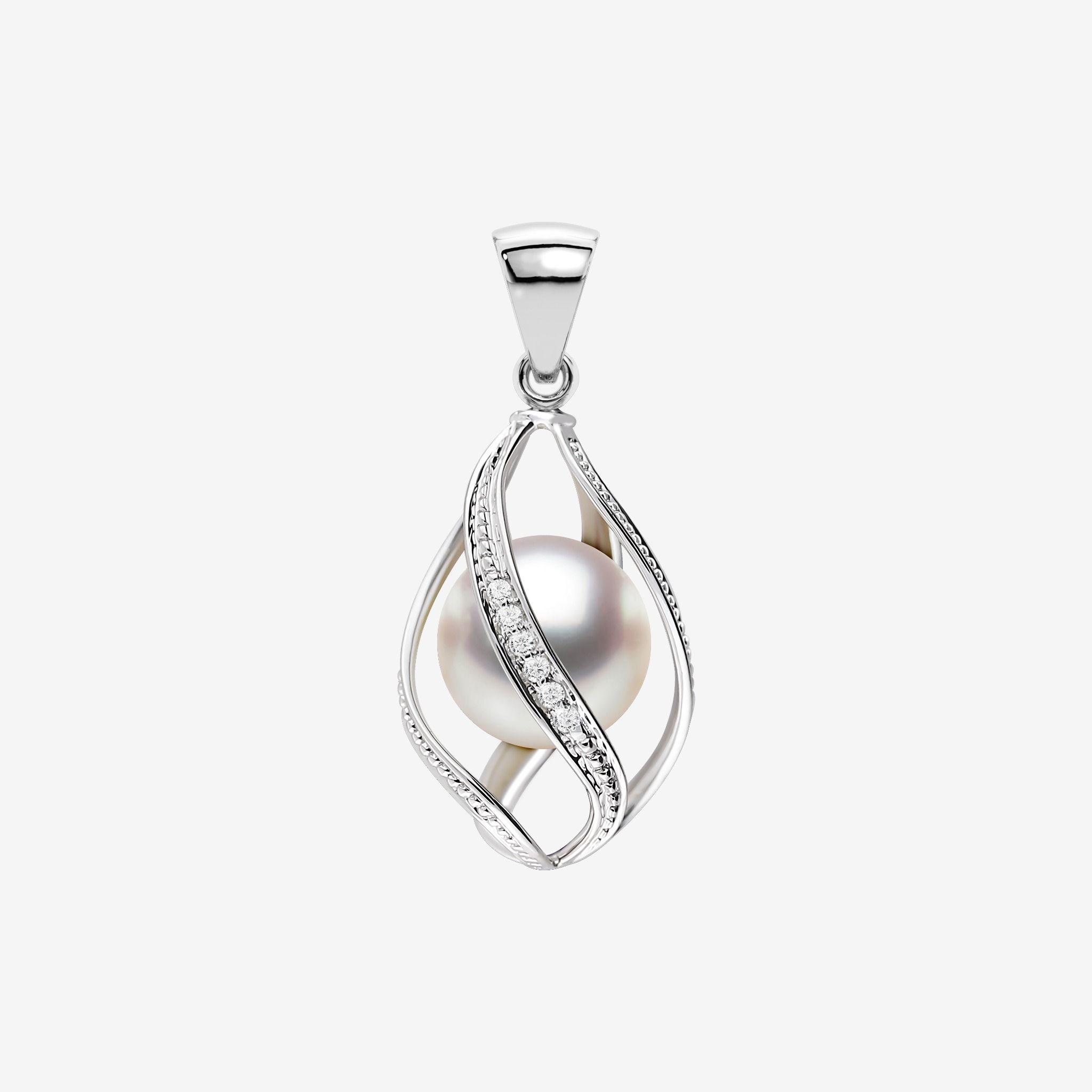 TWILIGHT PEARL TWISTED PENDANT
