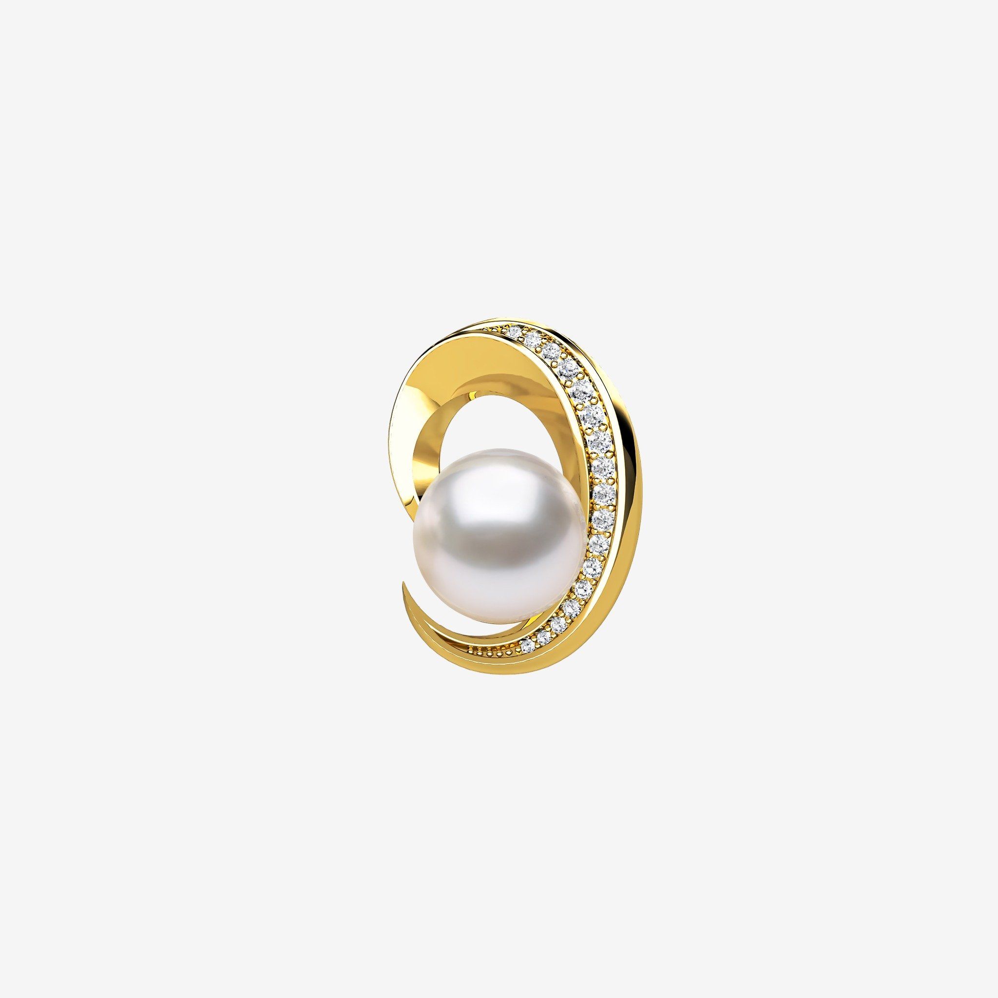 ACCENTED PEARL PENDANT