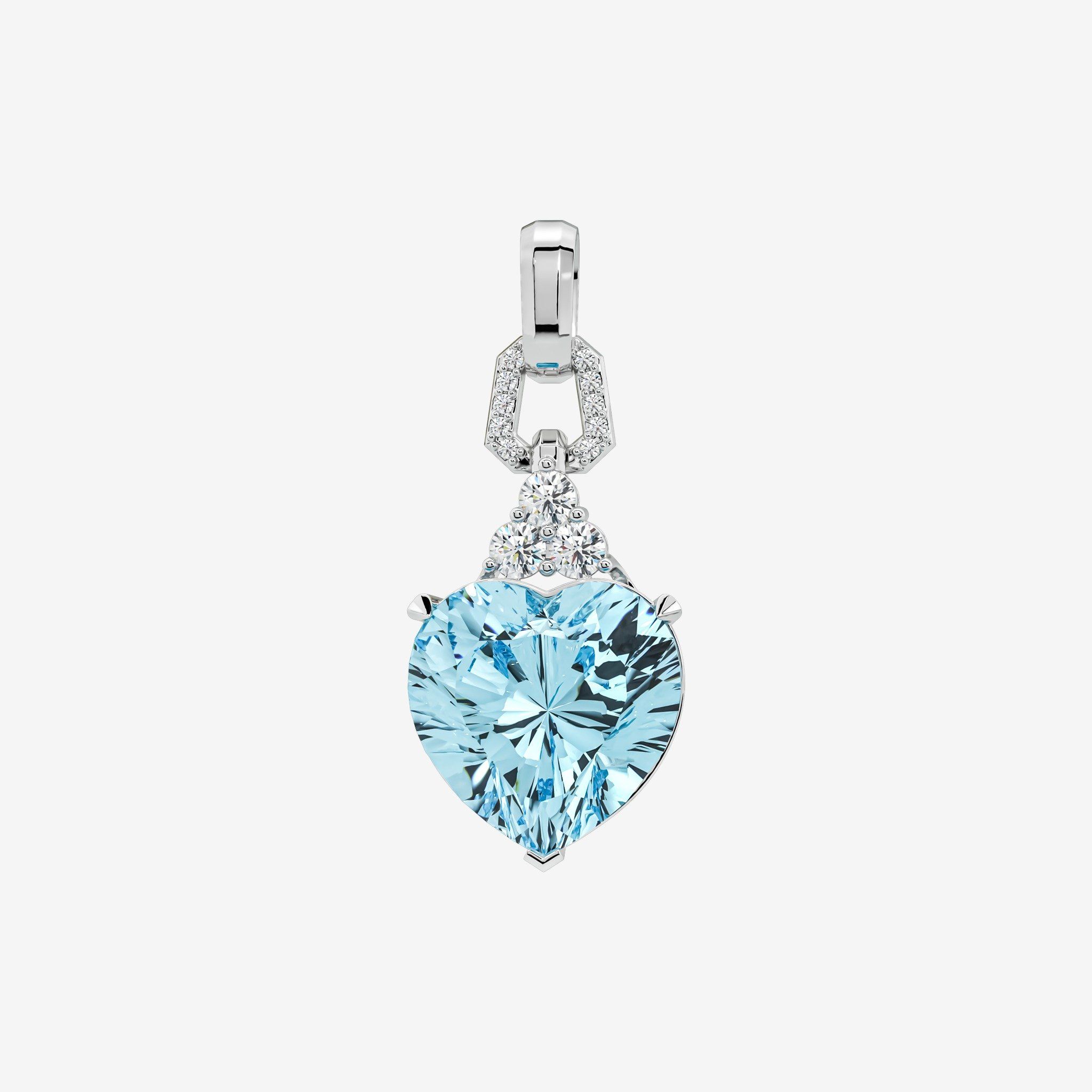GEMSTONE DROP PENDANT