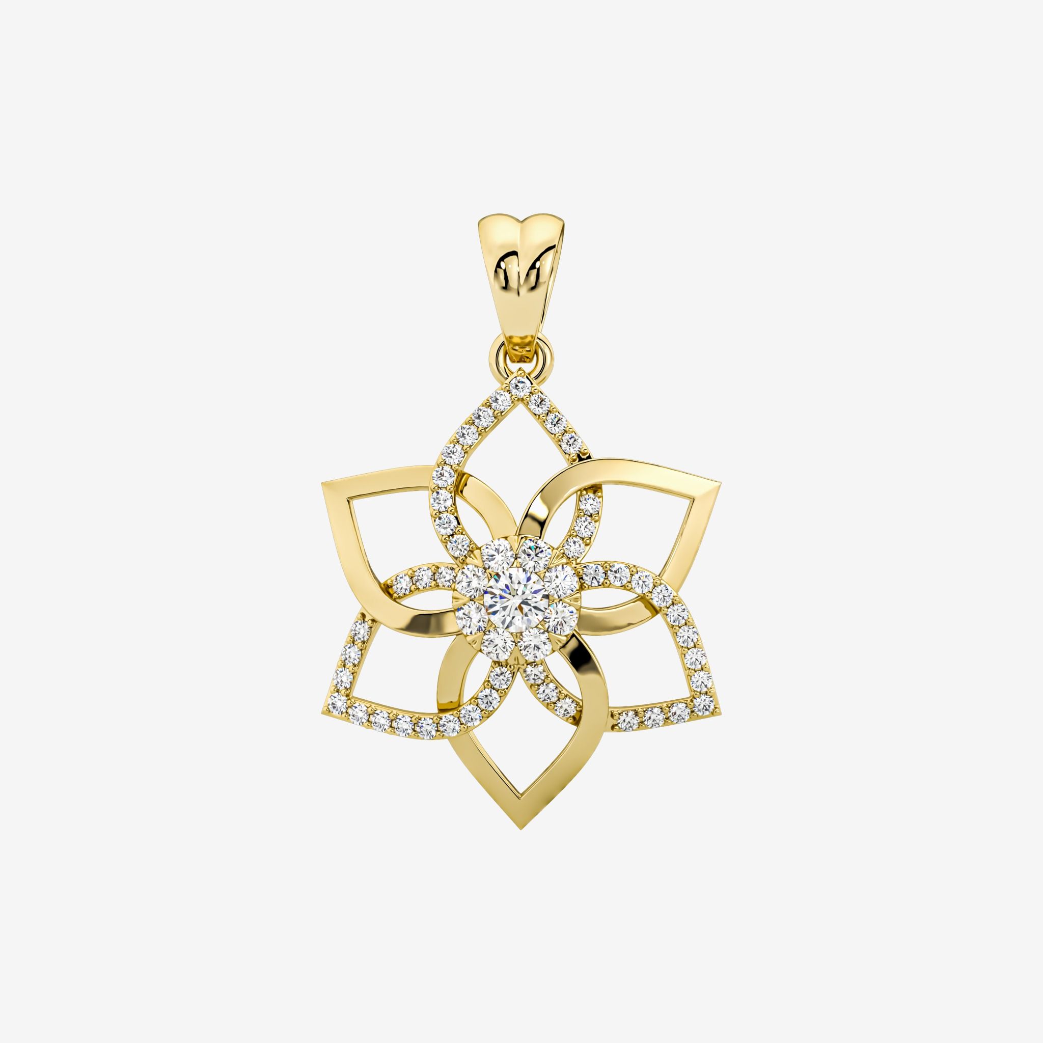 FLORAL CLUSTER PENDANT