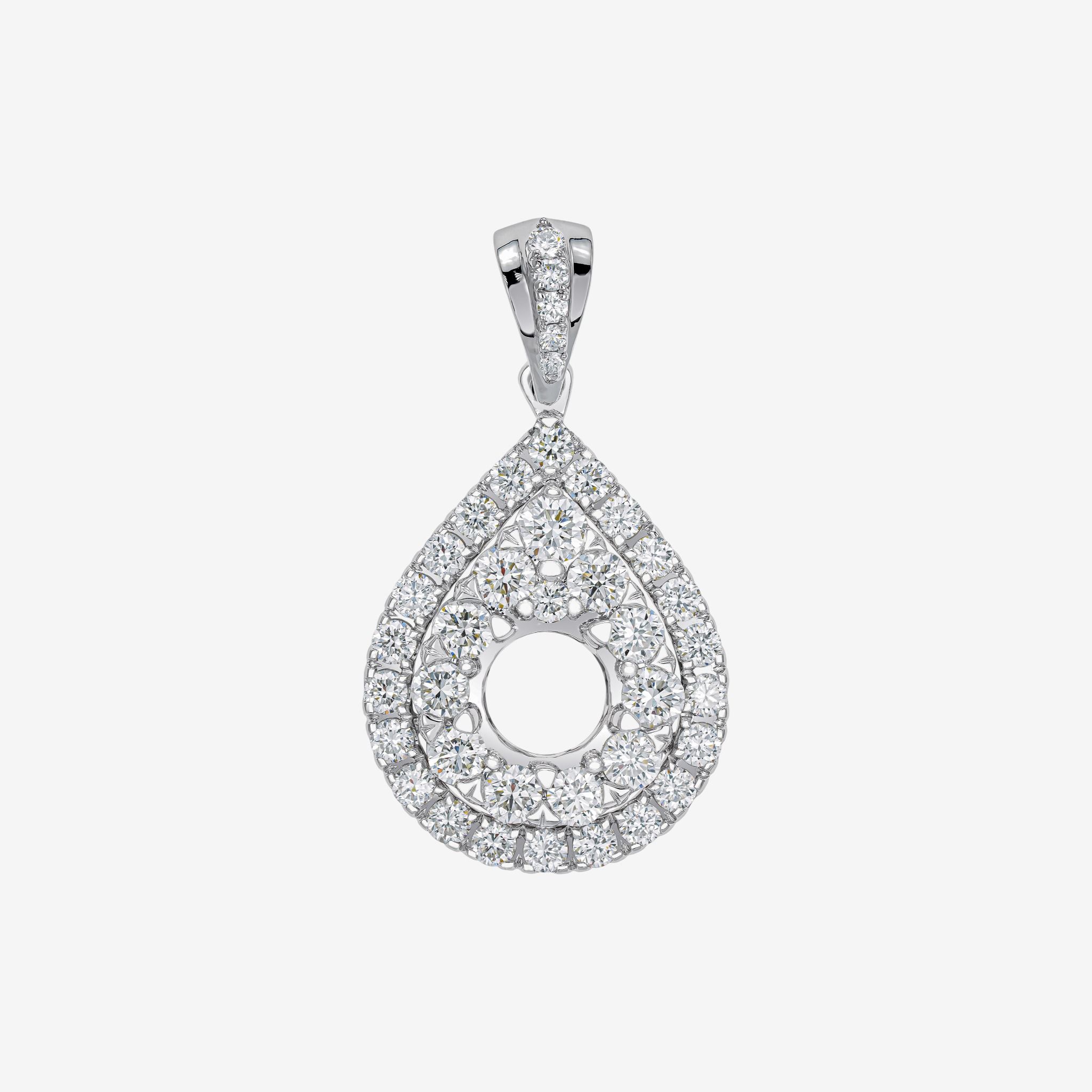 SEMI-SET DROP PENDANT