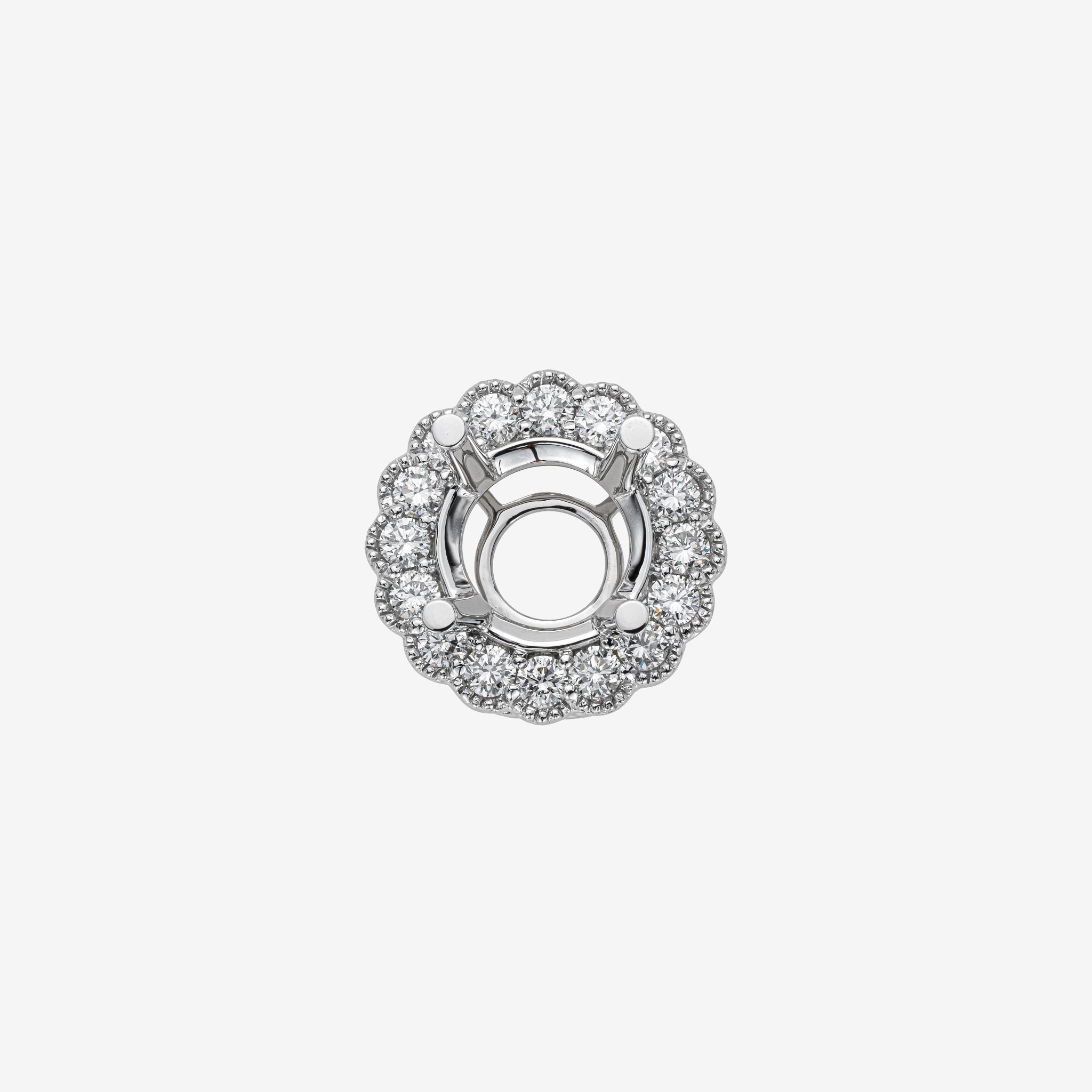 HALO SEMI-SET SLIDE PENDANT