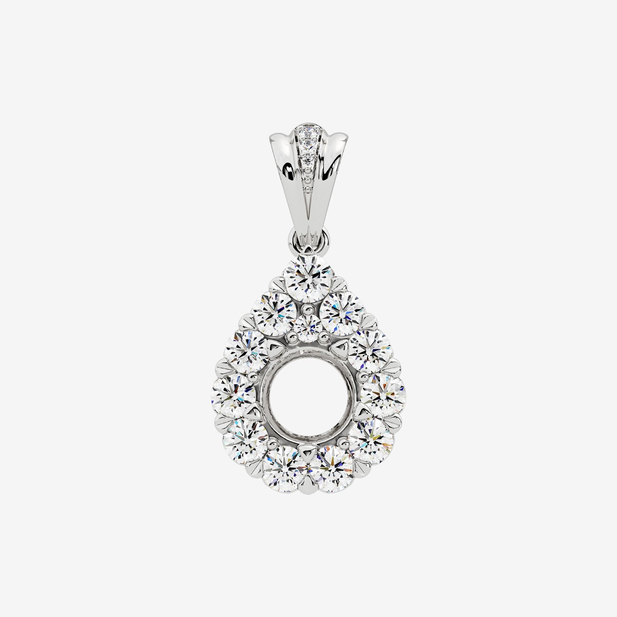 PAVÉ SEMI-SET PENDANT