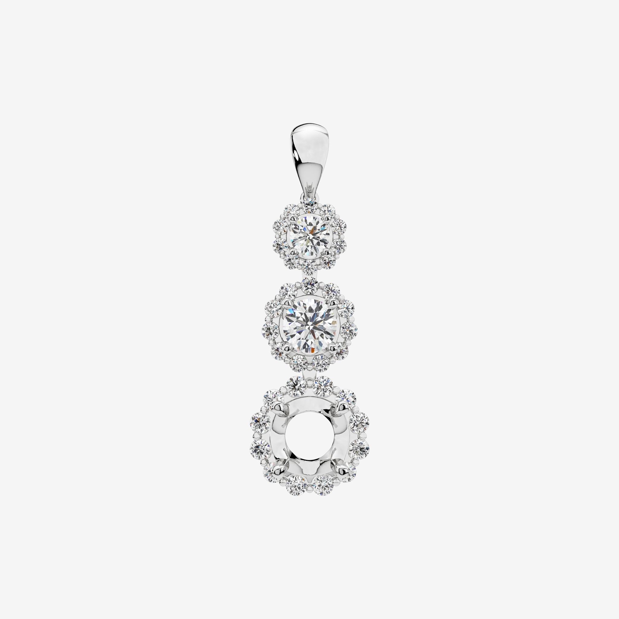SEMI-SET DROP PENDANT