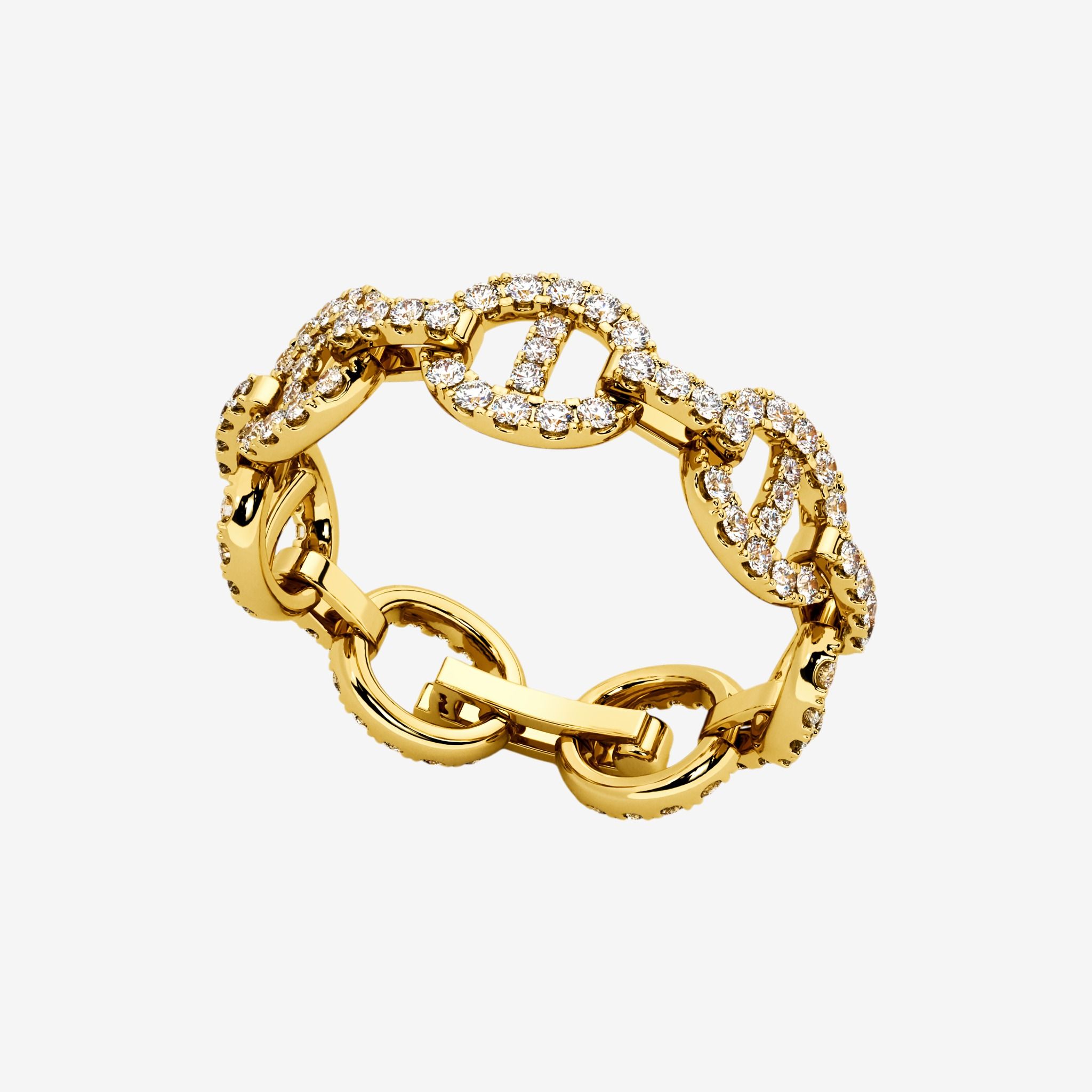 CHAIN LINK ETERNITY BAND