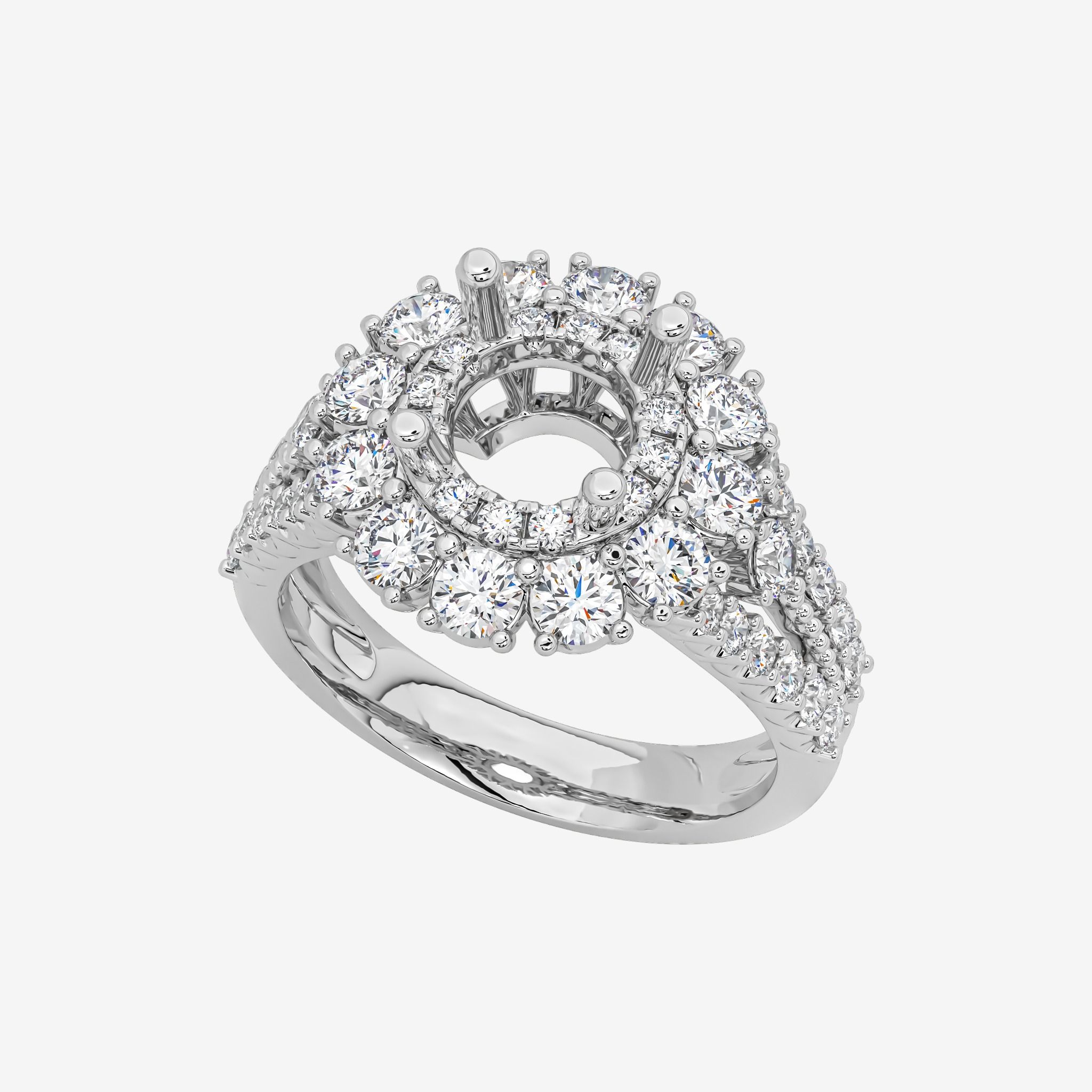 HALO SEMI-SET PENDANT