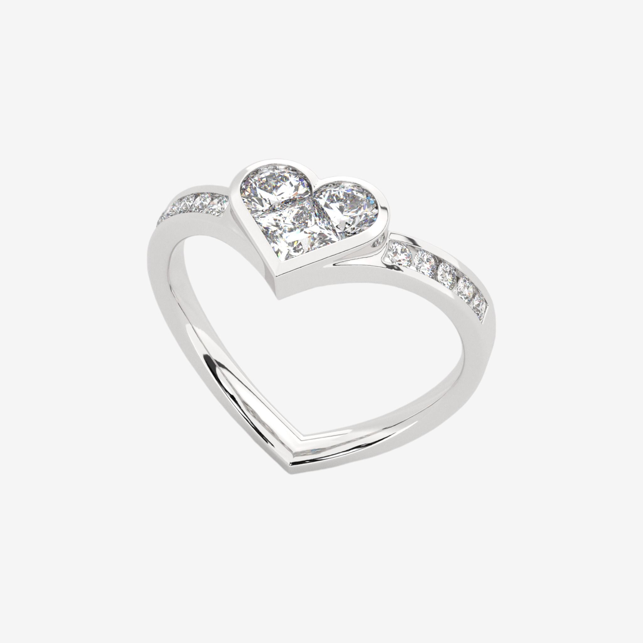 BEZEL-SET CONTOUR RING