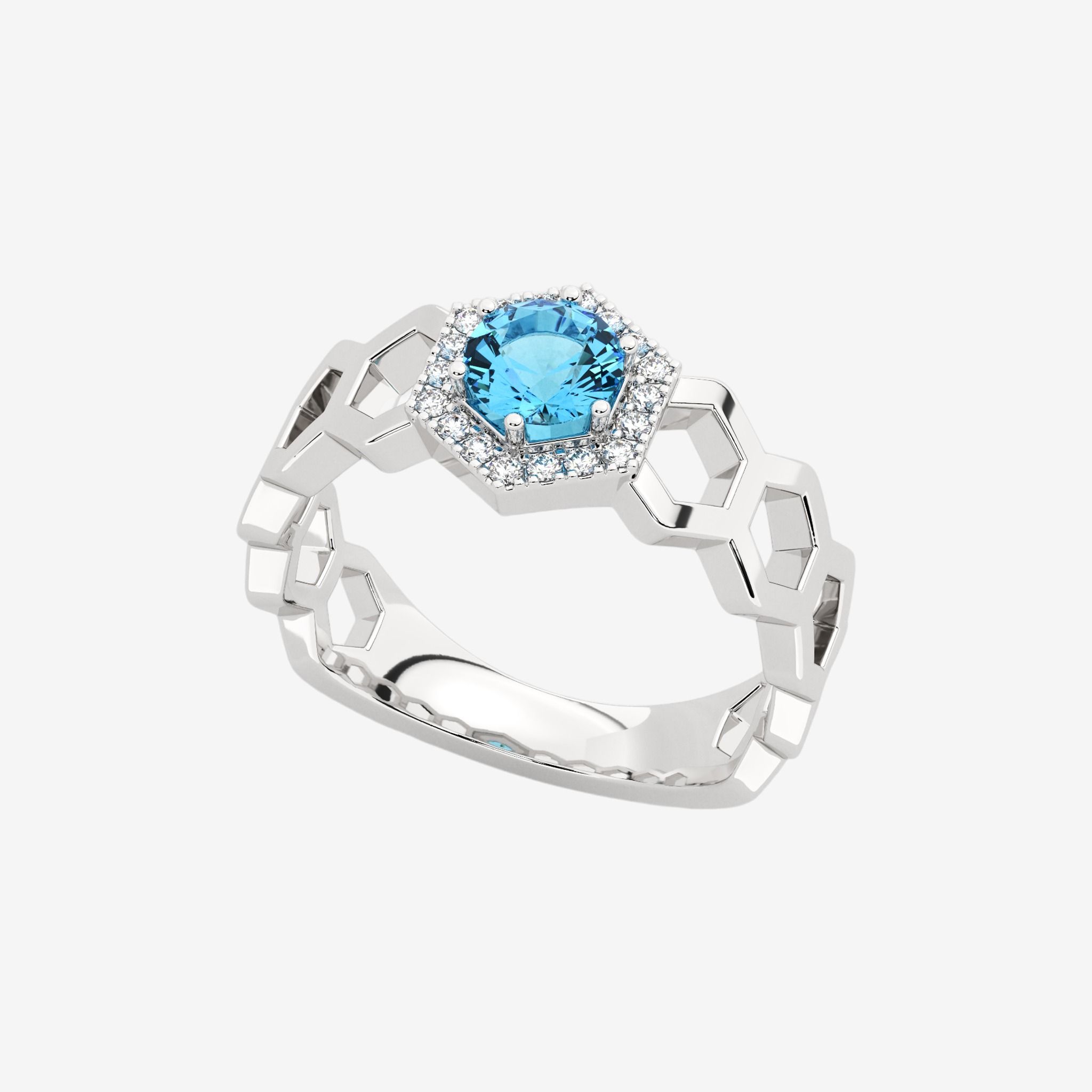 HEXAGON LINK RING