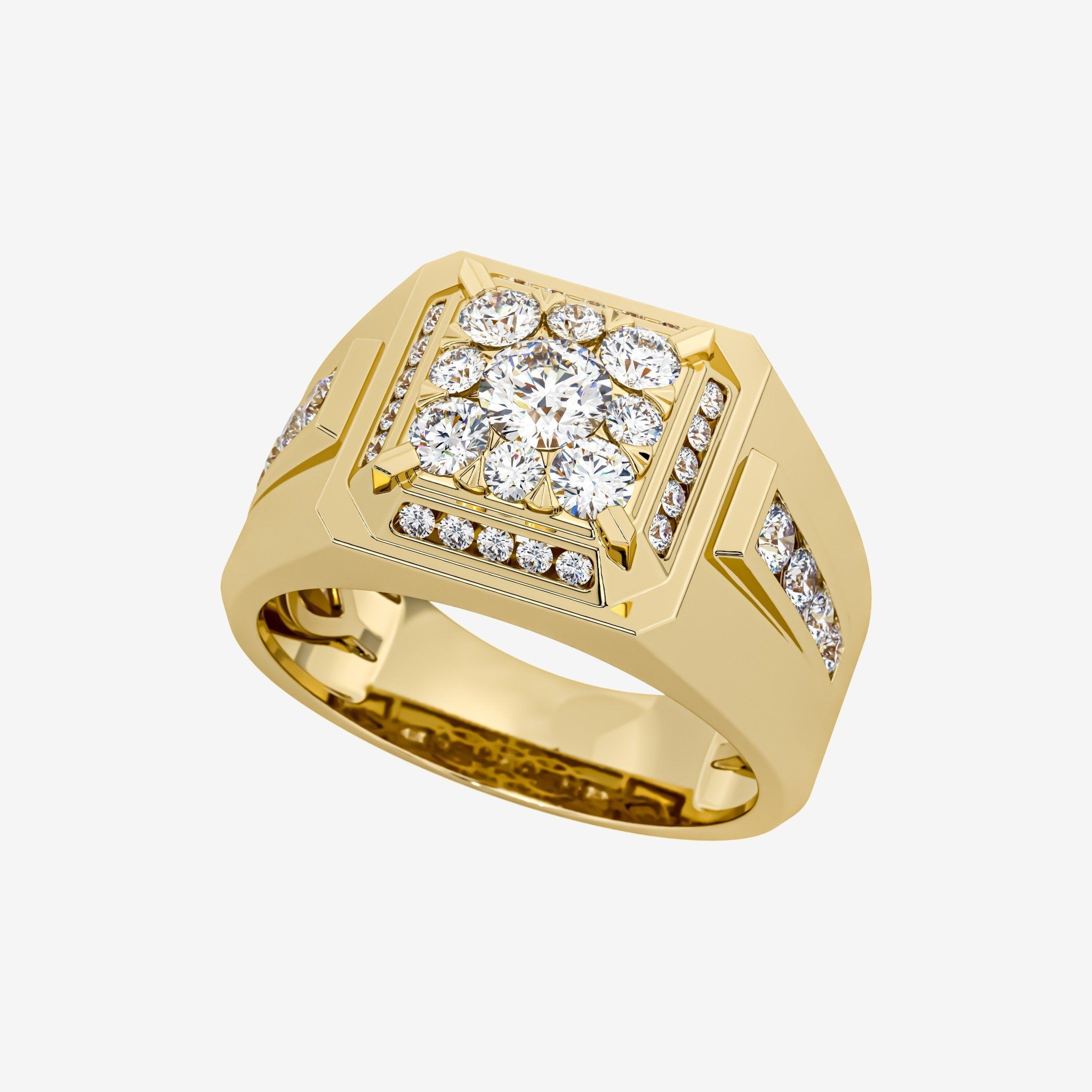 ACCENTED CLUSTER RING