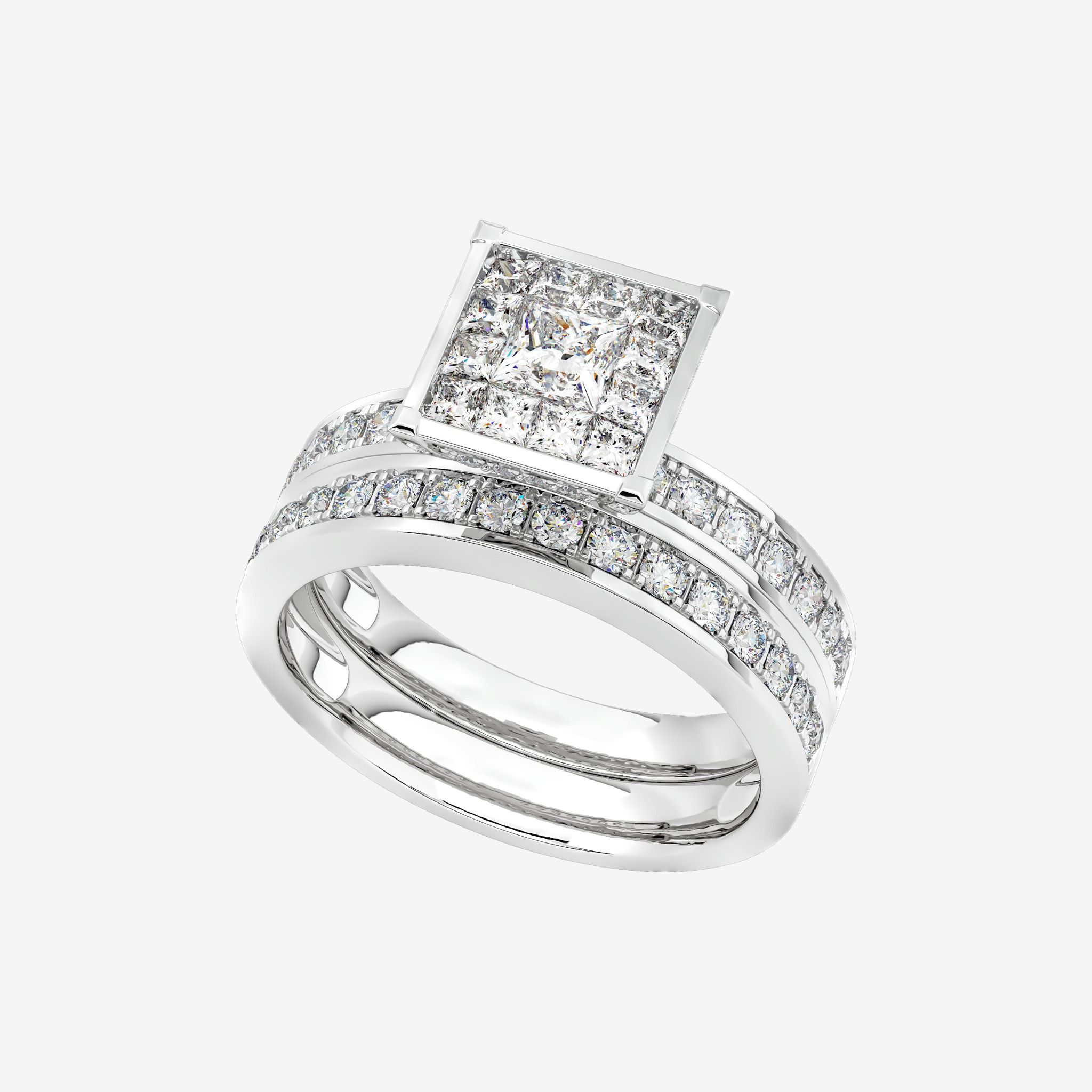 ACCENTED CLUSTER RING