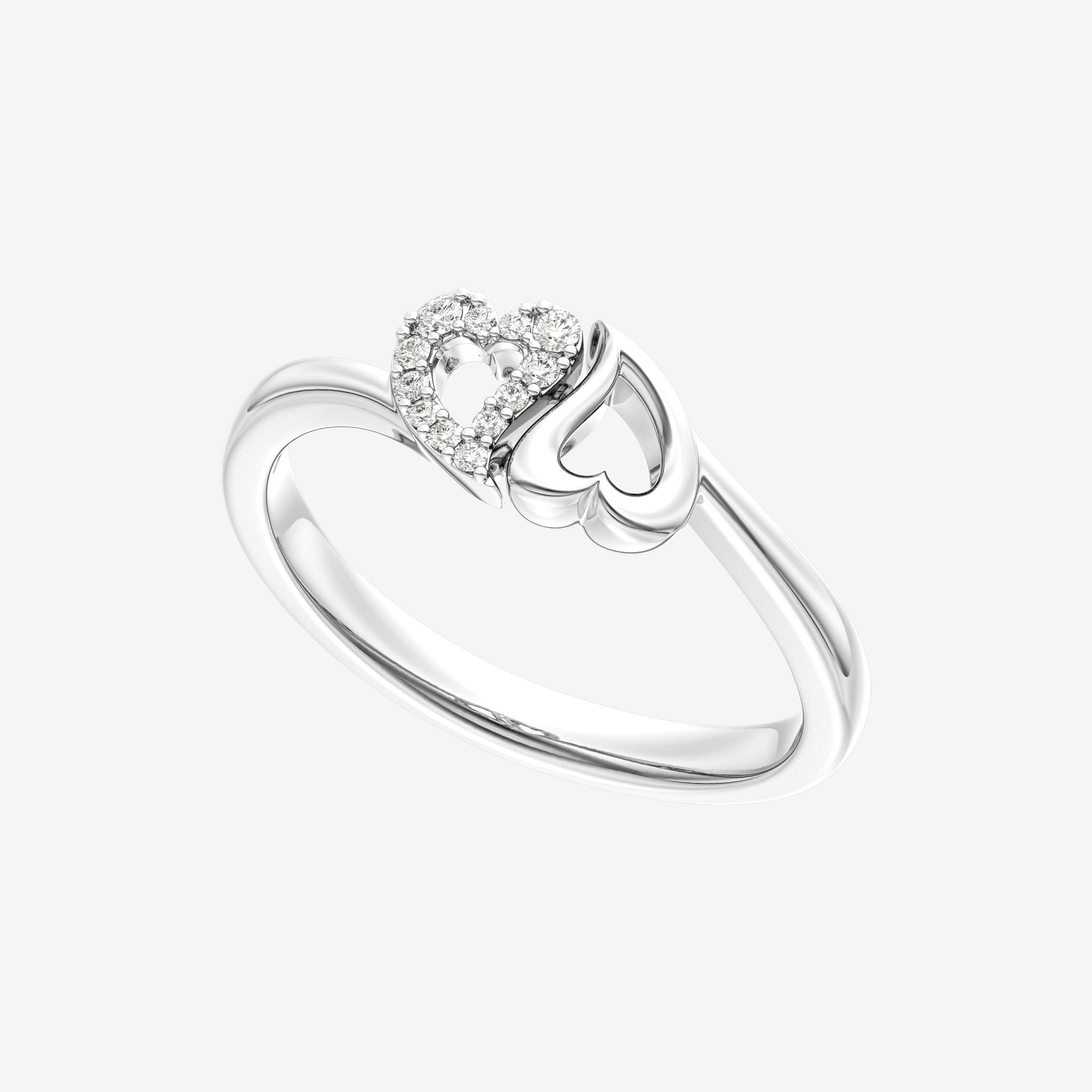 DUO HEART RING