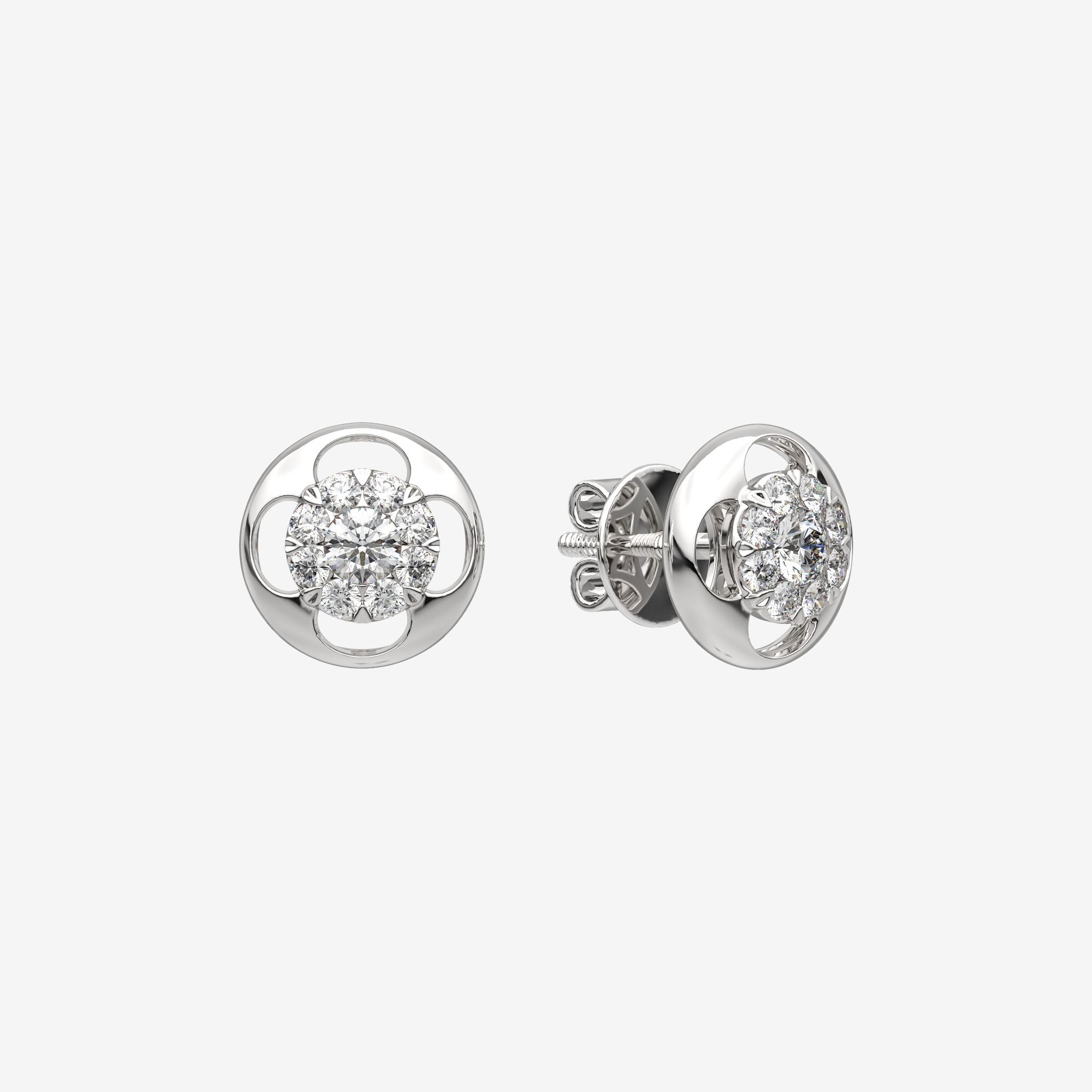 CLUSTER STUD EARRINGS