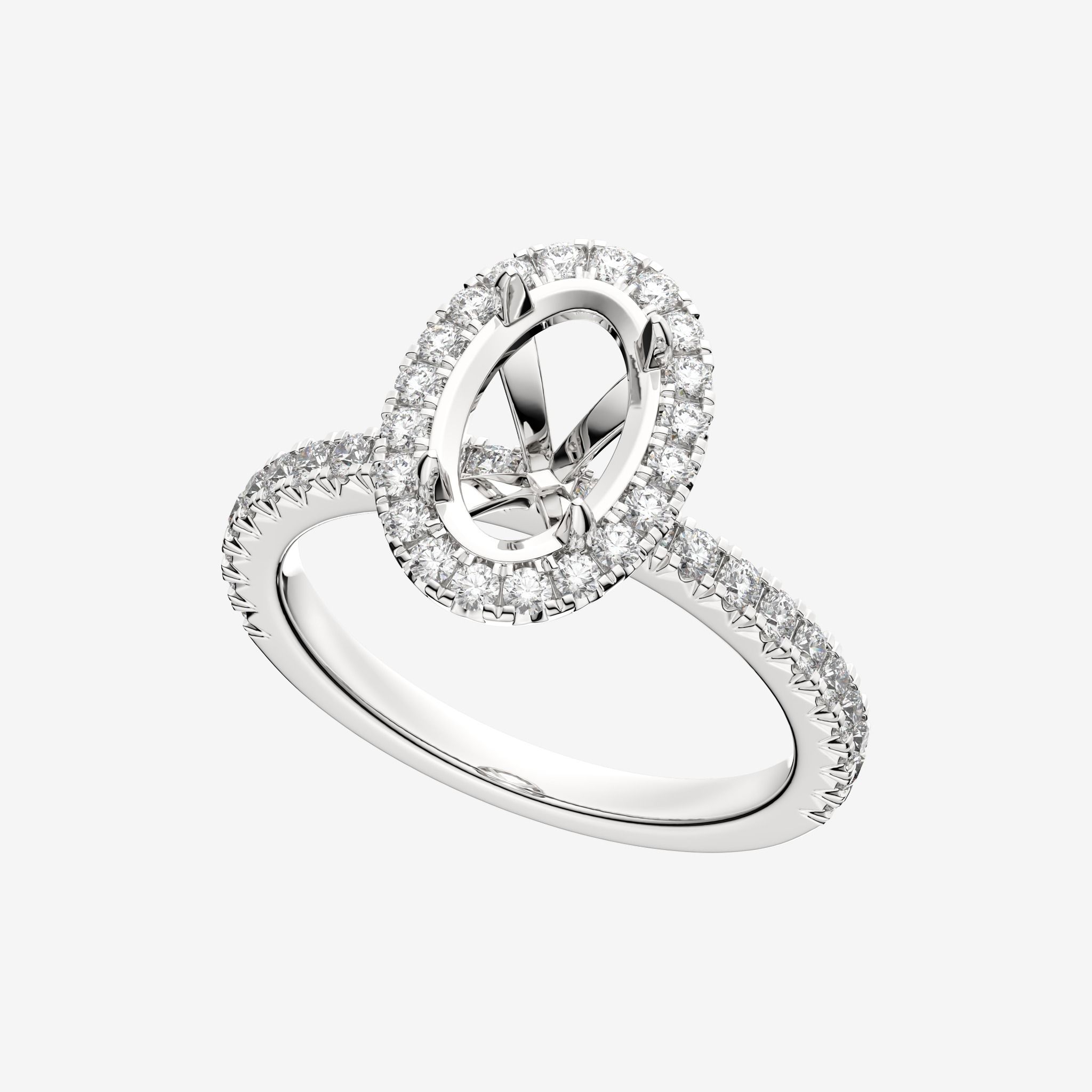 ACCENT SEMI-SET ENGAGEMENT RING