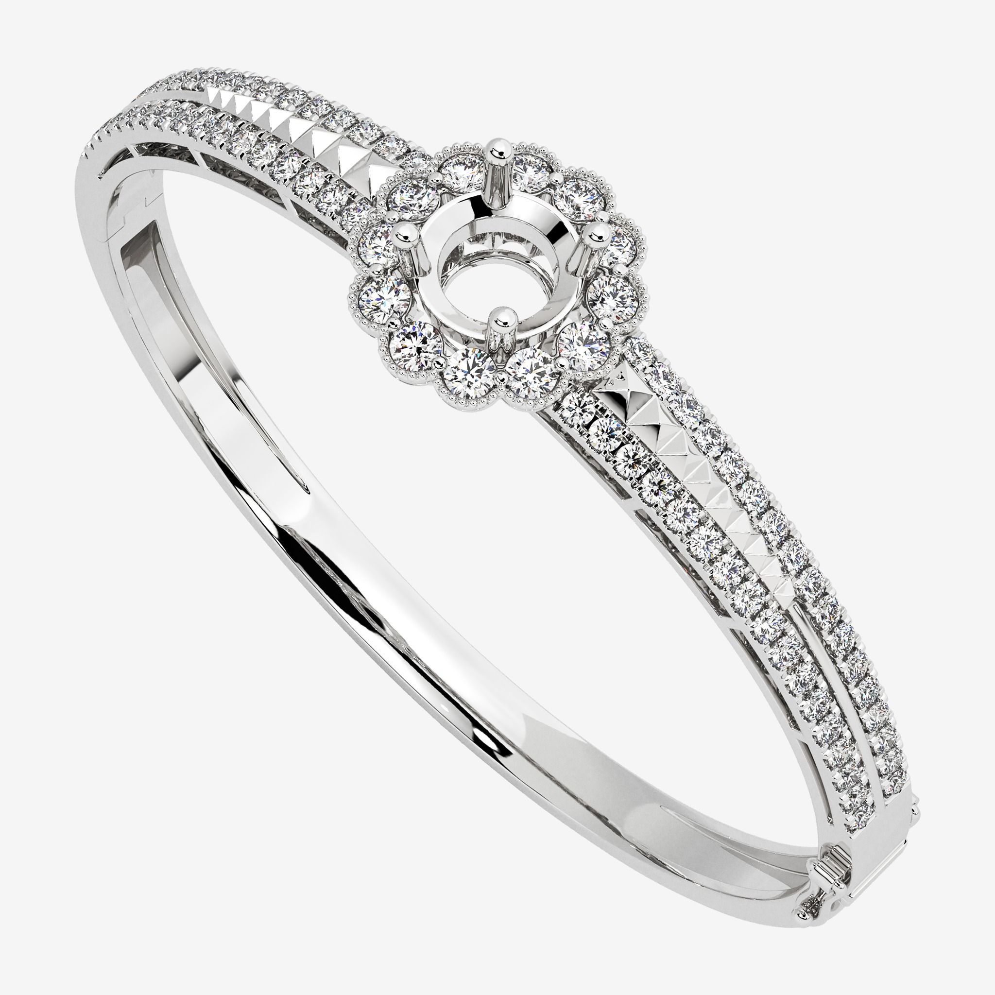 SEMI-SET BANGLE