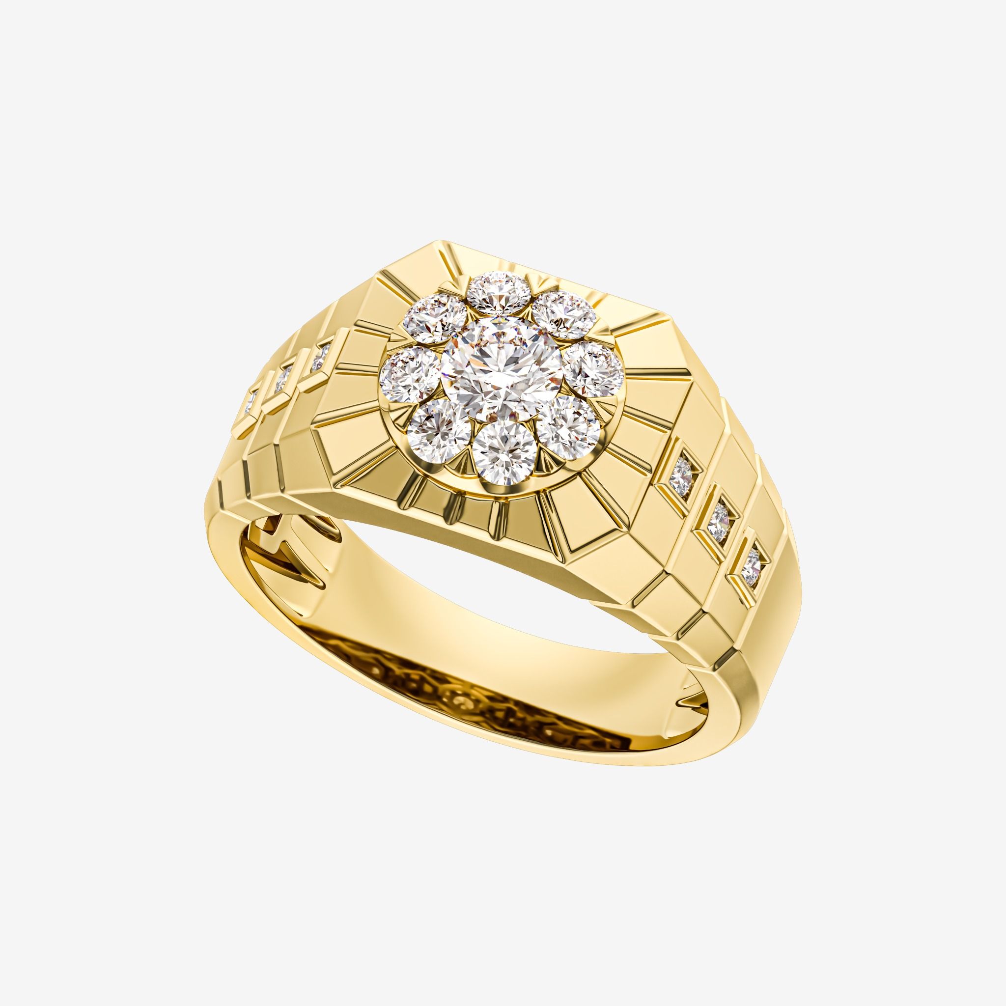 ACCENTED CLUSTER RING