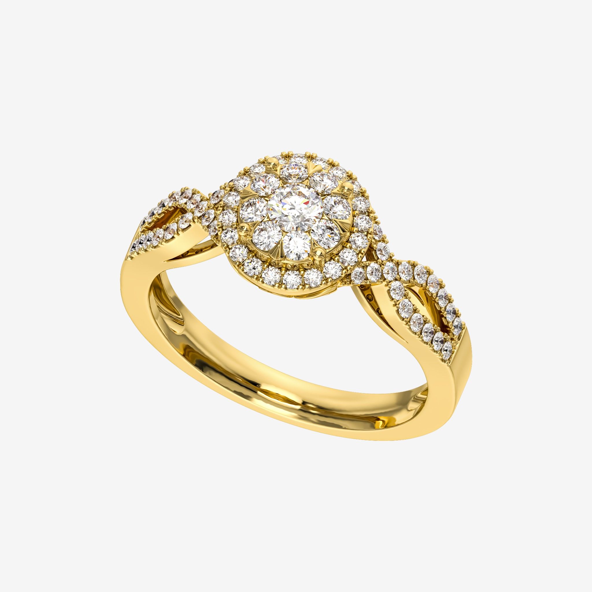 HALO CLUSTER RING