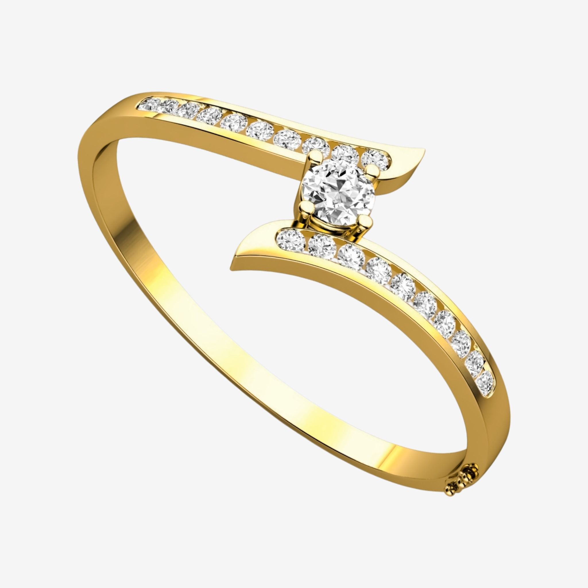 ACCENTED BYPASS BANGLE