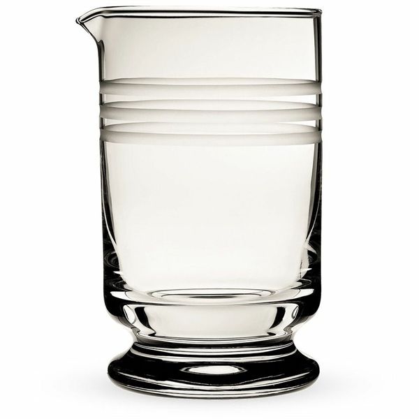 Urban Bar Calabrese Footed Mixing Glass with 3 Cuts - 600ml