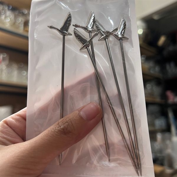 Xiên inox hình con ngỗng