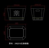 Xô ướp chai rượu hàng pre-order thiết kế logo theo quán