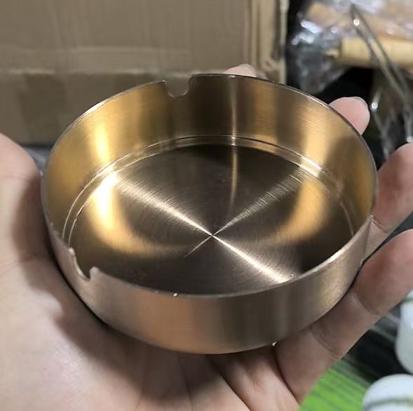 Gạt tàn màu đồng đường kính 10cm