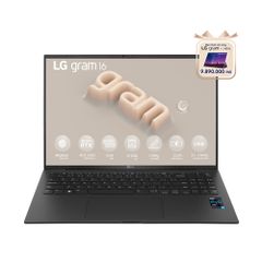 Laptop LG Gram 2023 16Z90R-E.AH75A5 (Core i7 1360P/ 16GB/ 512GB SSD/ Nvidia GeForce RTX 3050 4Gb GDDR6/ 16.0inch WQXGA/ Windows 11 Home/ Black)