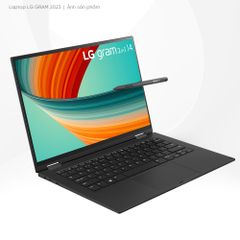 Laptop LG Gram 2023 2 in1 14T90R-G.AH55A5 (Core i5 1340P/ 16GB/ 512GB SSD/ Intel Iris Xe Graphics/ 14.0inch WUXGA Touch/ Windows 11 Home/ Black)