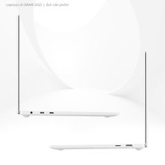 Laptop LG Gram 2023 Ultra Slim 16Z90RS-G.AH54A5 (Core i5 1340P/ 16GB/ 512GB SSD/ Intel Iris Xe Graphics/ 16.0inch WQHD/ Windows 11 Home/ White)