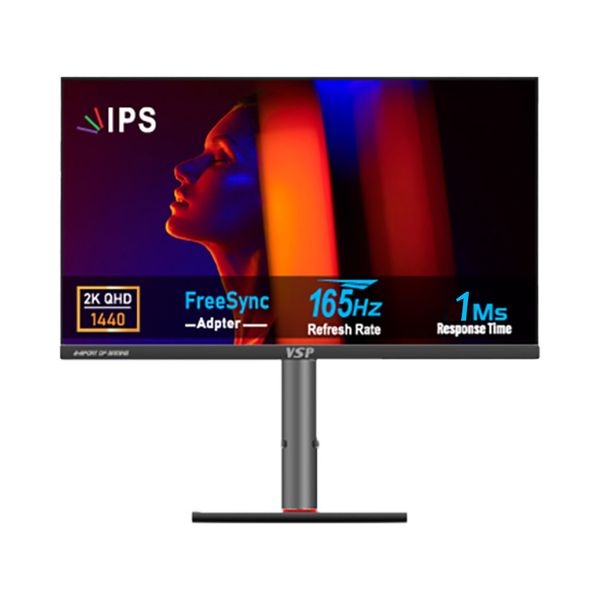 Màn hình Gaming VSP VU271Q (27 inch/QHD/IPS/165Hz/1ms/USB TypeC)