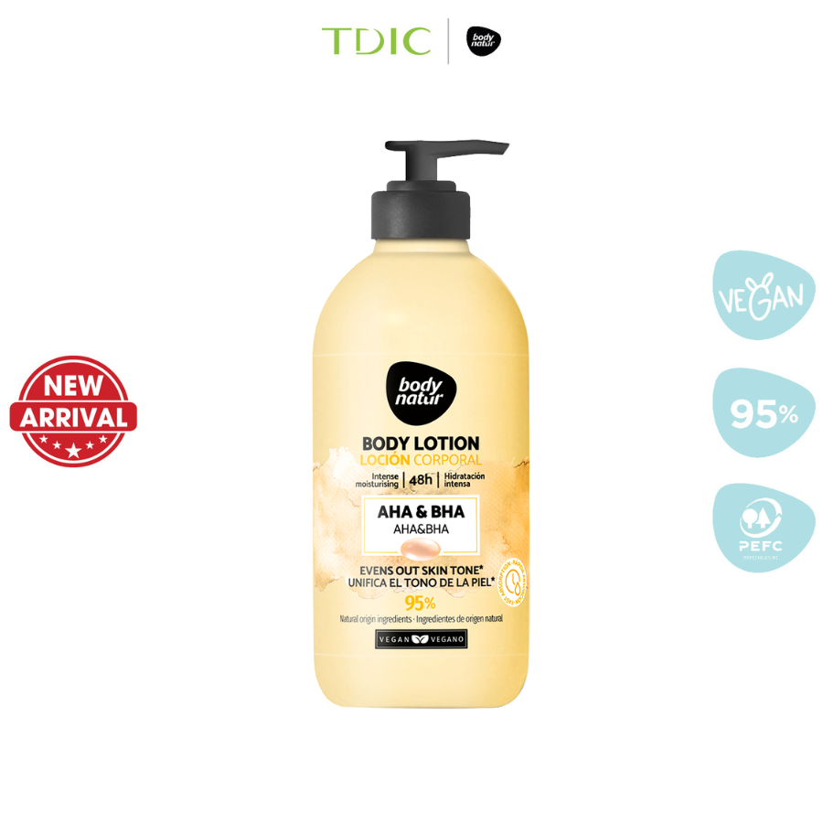 Sữa dưỡng thể Body Natur Body Lotion AHA & BHA 275ml