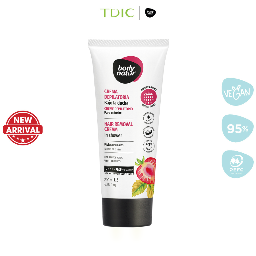 Kem tẩy tông Body Natur Hair Removal Cream In-Shower 200ml
