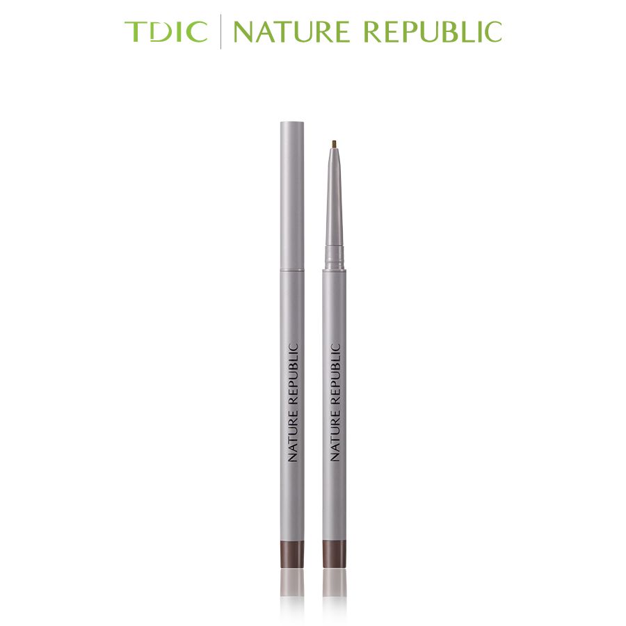 Nature Republic Chì kẻ mắt Botanical Micro Slim Fit Eyeliner (màu 02 Brown) 0.05g (IP04)