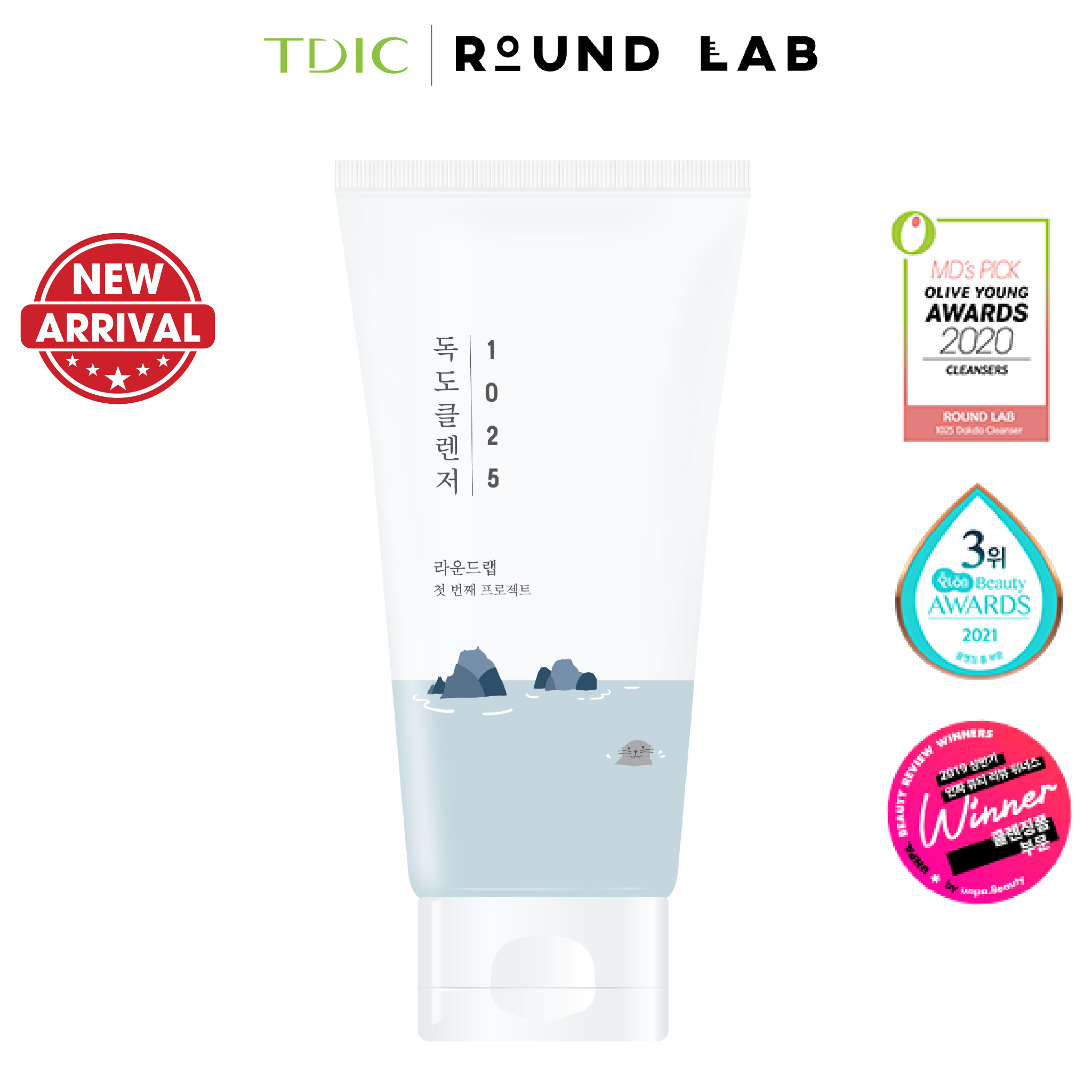 Round Lab Sữa rửa mặt 1025 Dokdo Cleanser 150ml