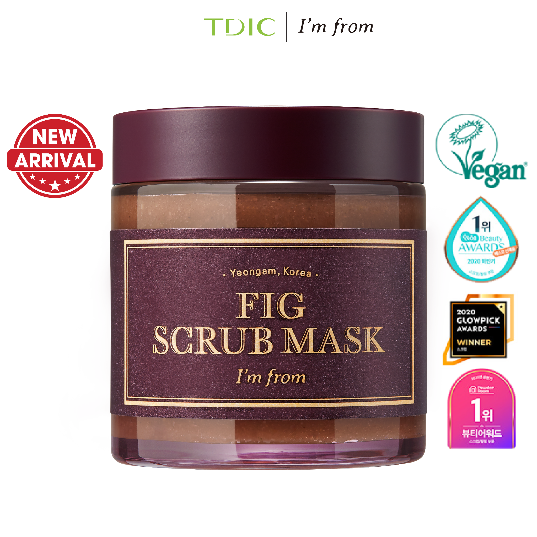 I'm From Mặt nạ tẩy da chết Fig Scrub Mask 120g