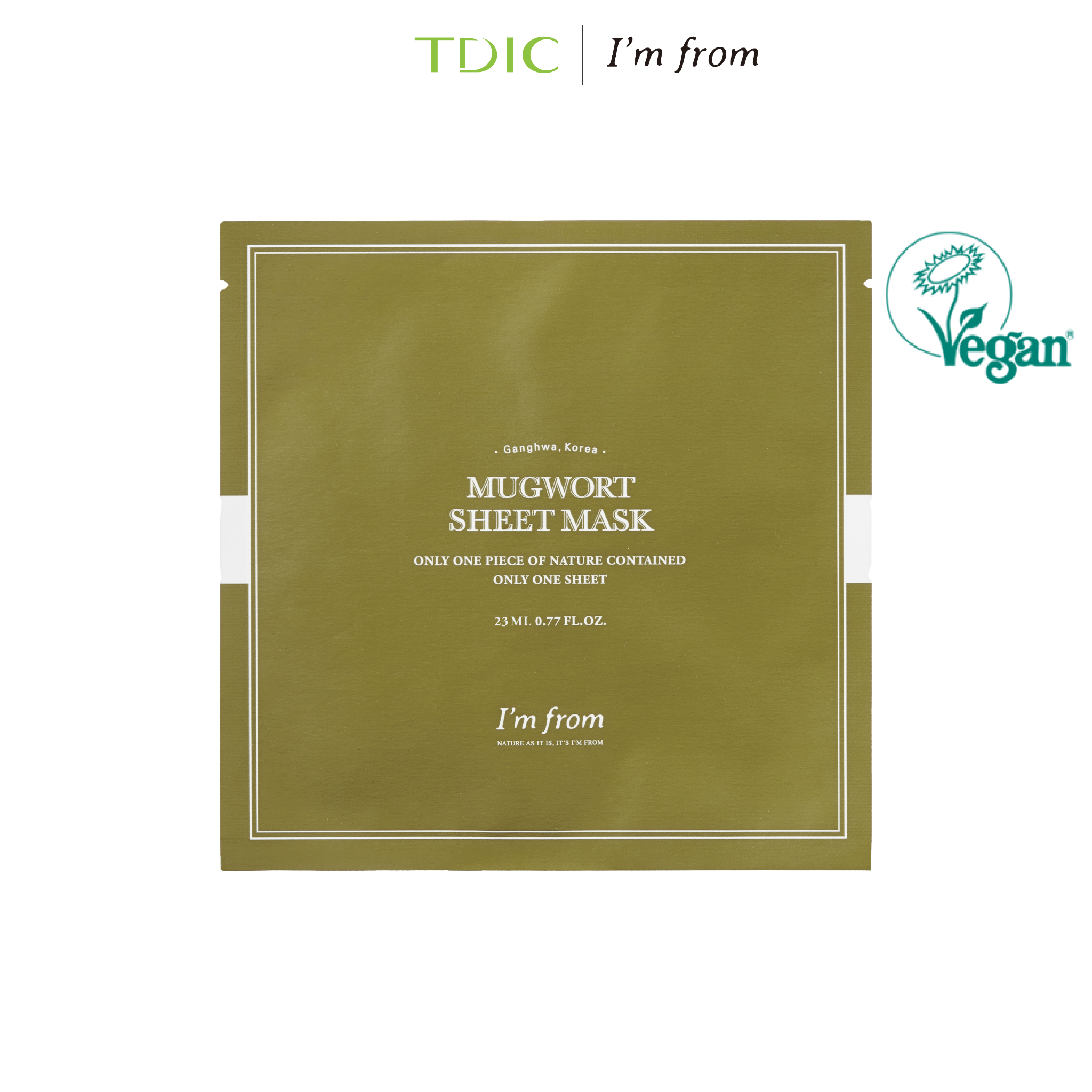 I'm From Mặt nạ giấy Mugwort Sheet mask 23ml