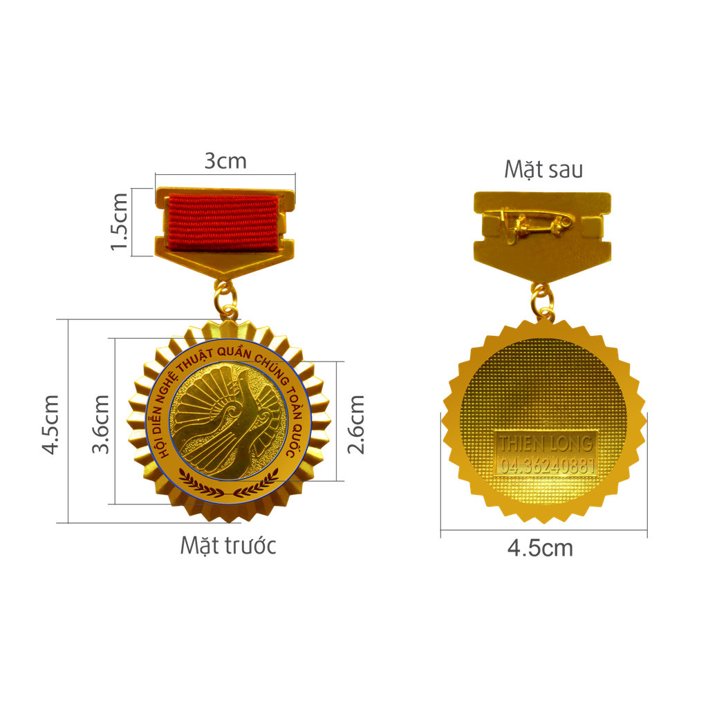 Thiết kế - sản xuất huân chương theo yêu cầu