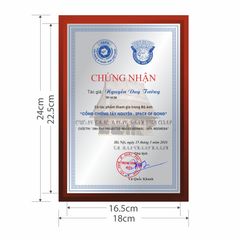 Bằng chứng nhận 15