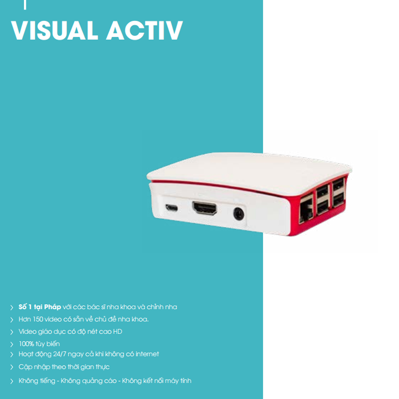  MÁY PHÁT QUẢNG CÁO PHÒNG CHỜ VISUAL ACTIV 