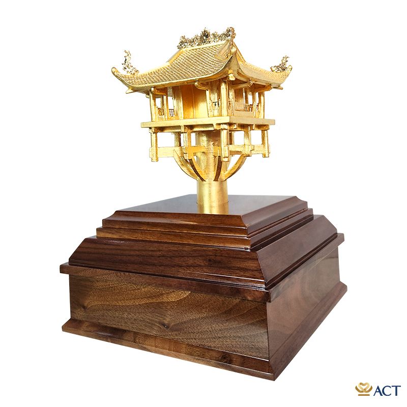 Tượng Chùa Một Cột dát vàng 24k