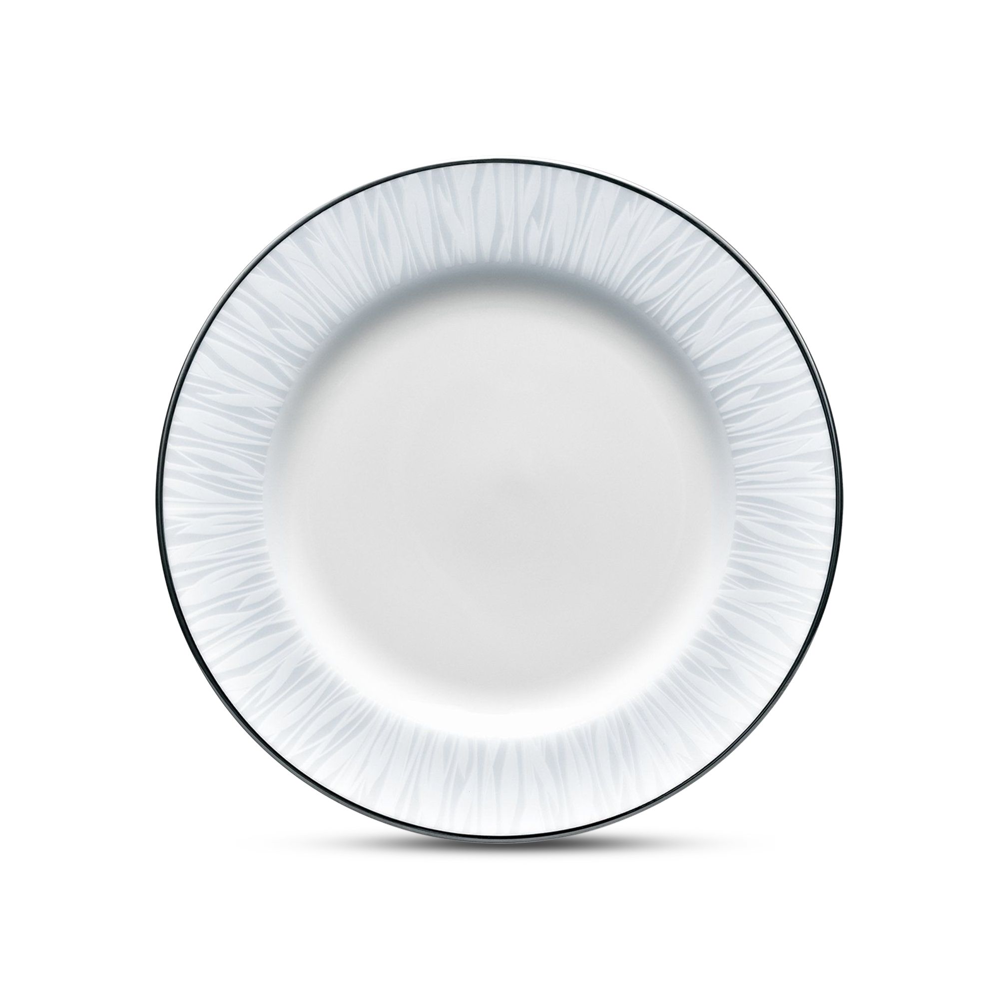 Đĩa tròn cỡ vừa Noritake Glacier Platinum 21cm