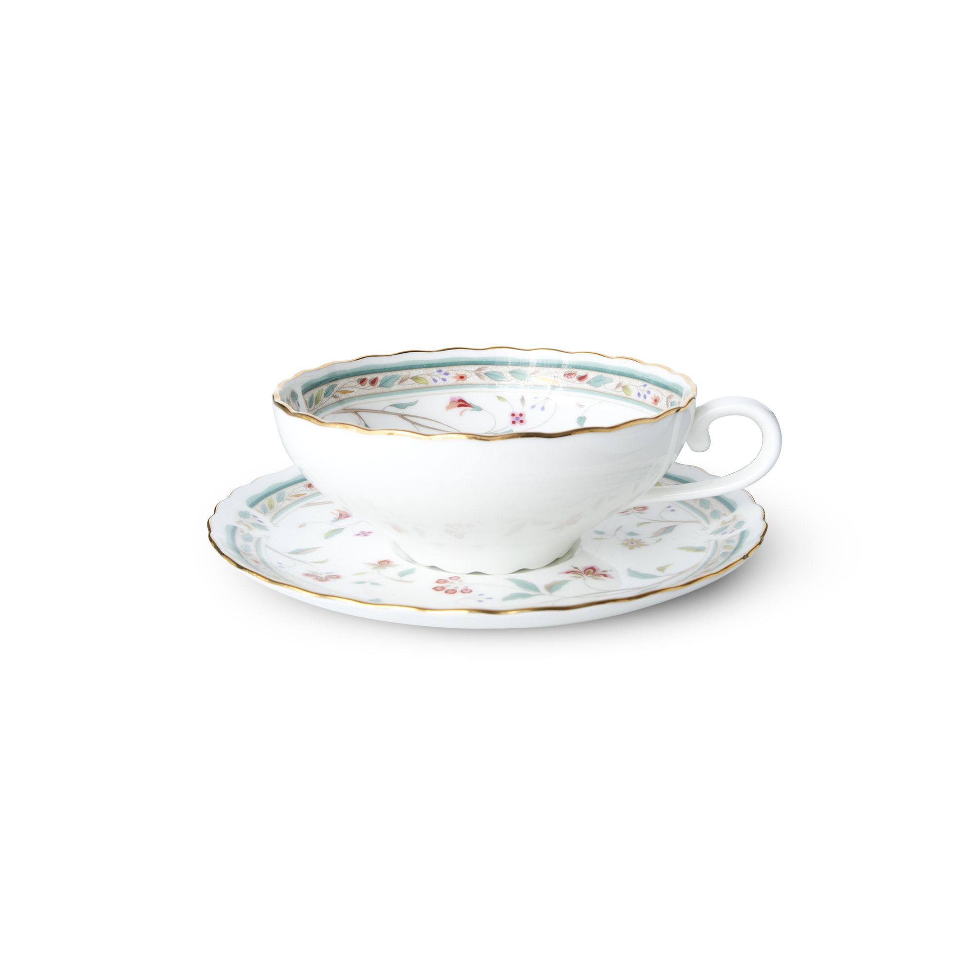 Chén trà & đĩa lót Noritake Hana Sarasa 180ml